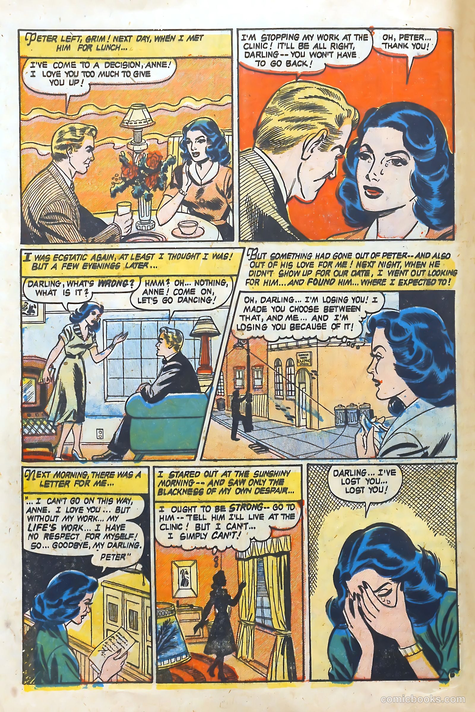 Romantic Adventures #28 (1952) — page 8 of 36