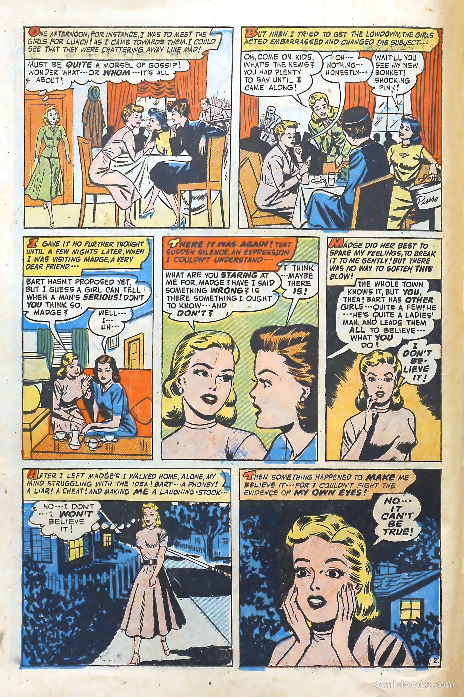 Romantic Adventures #28 (1952) — page 14 of 36