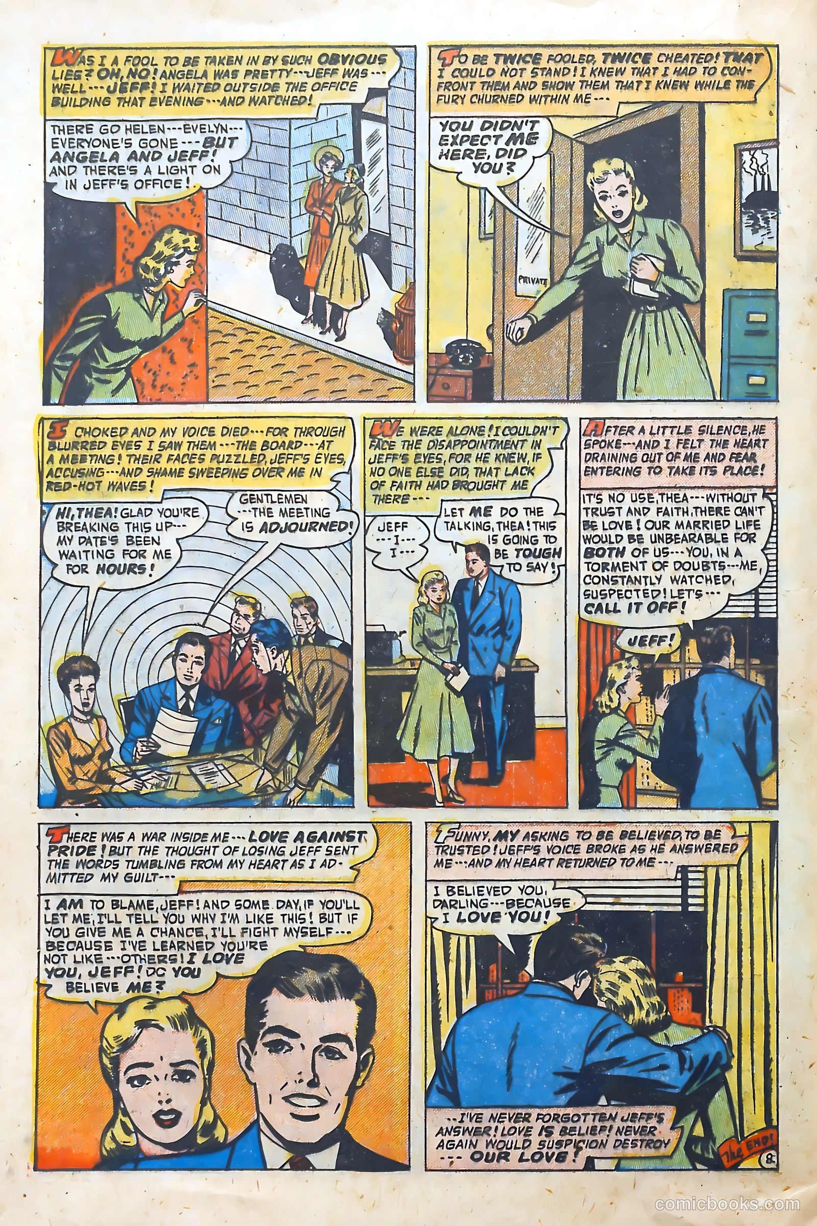 Romantic Adventures #28 (1952) — page 20 of 36