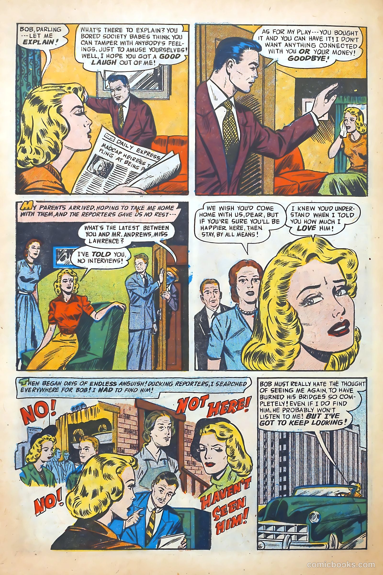 Romantic Adventures #29 (1953) — page 30 of 36
