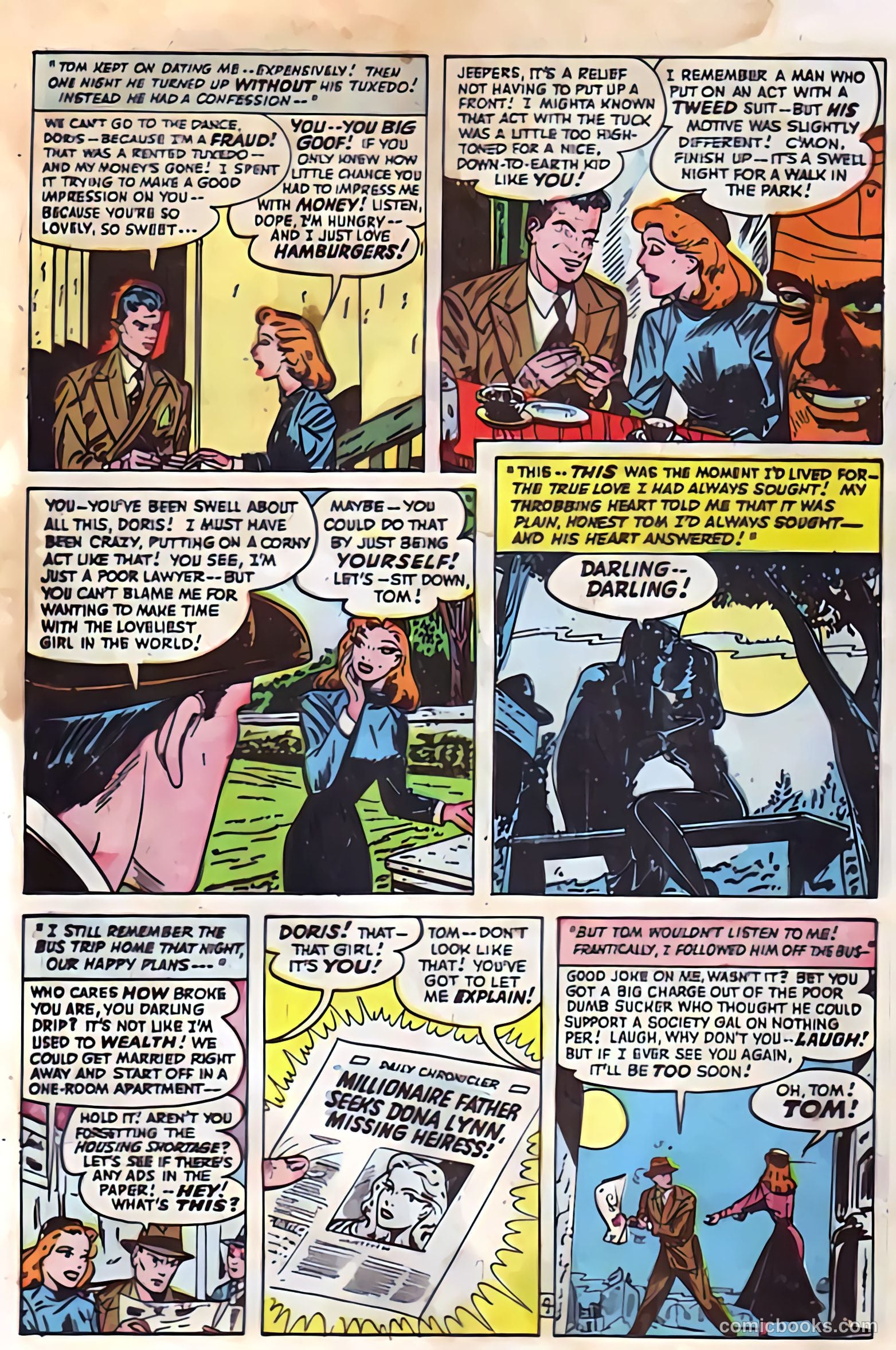 Romantic Adventures #3 (1949) — page 36 of 52