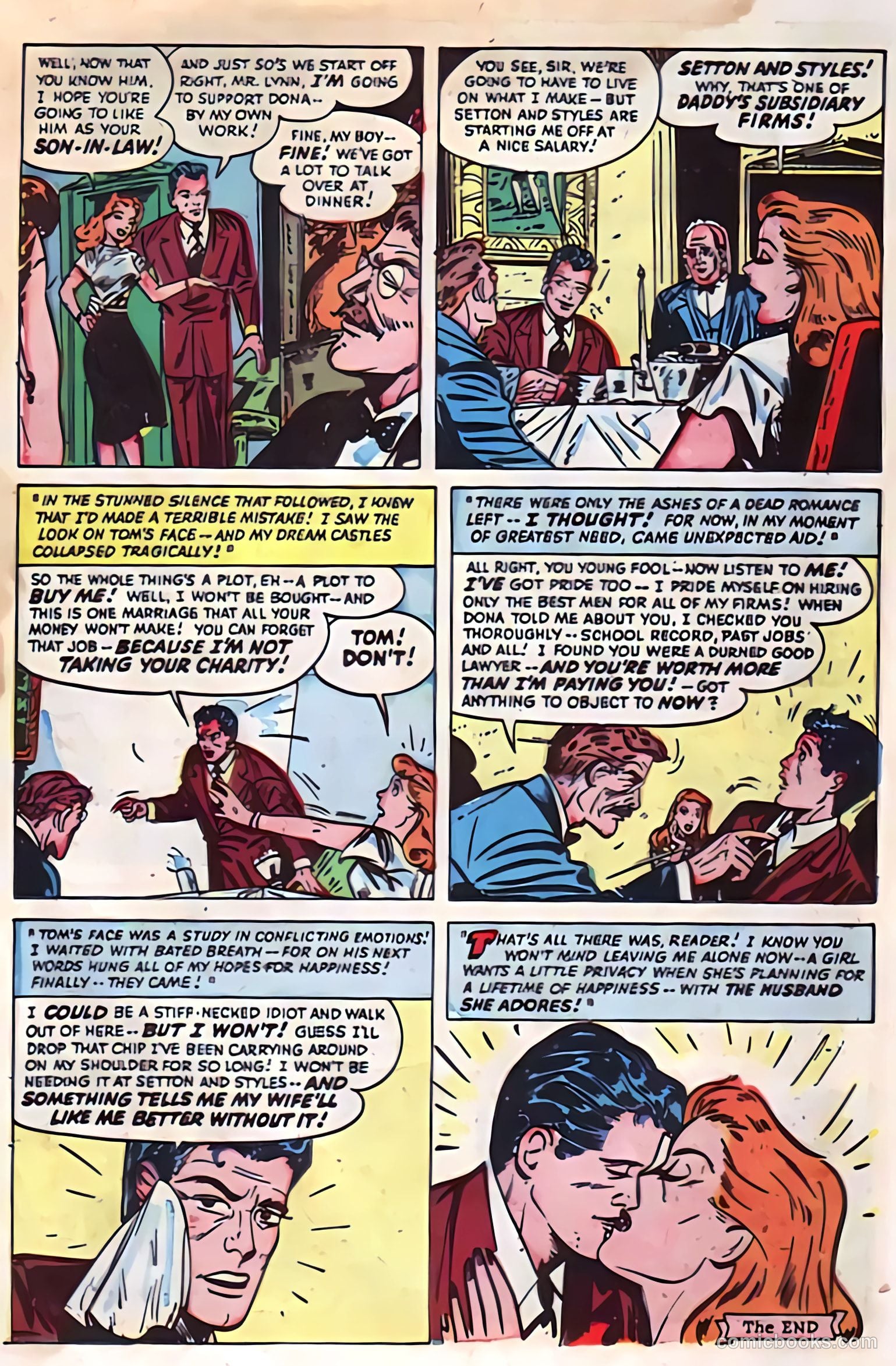 Romantic Adventures #3 (1949) — page 38 of 52