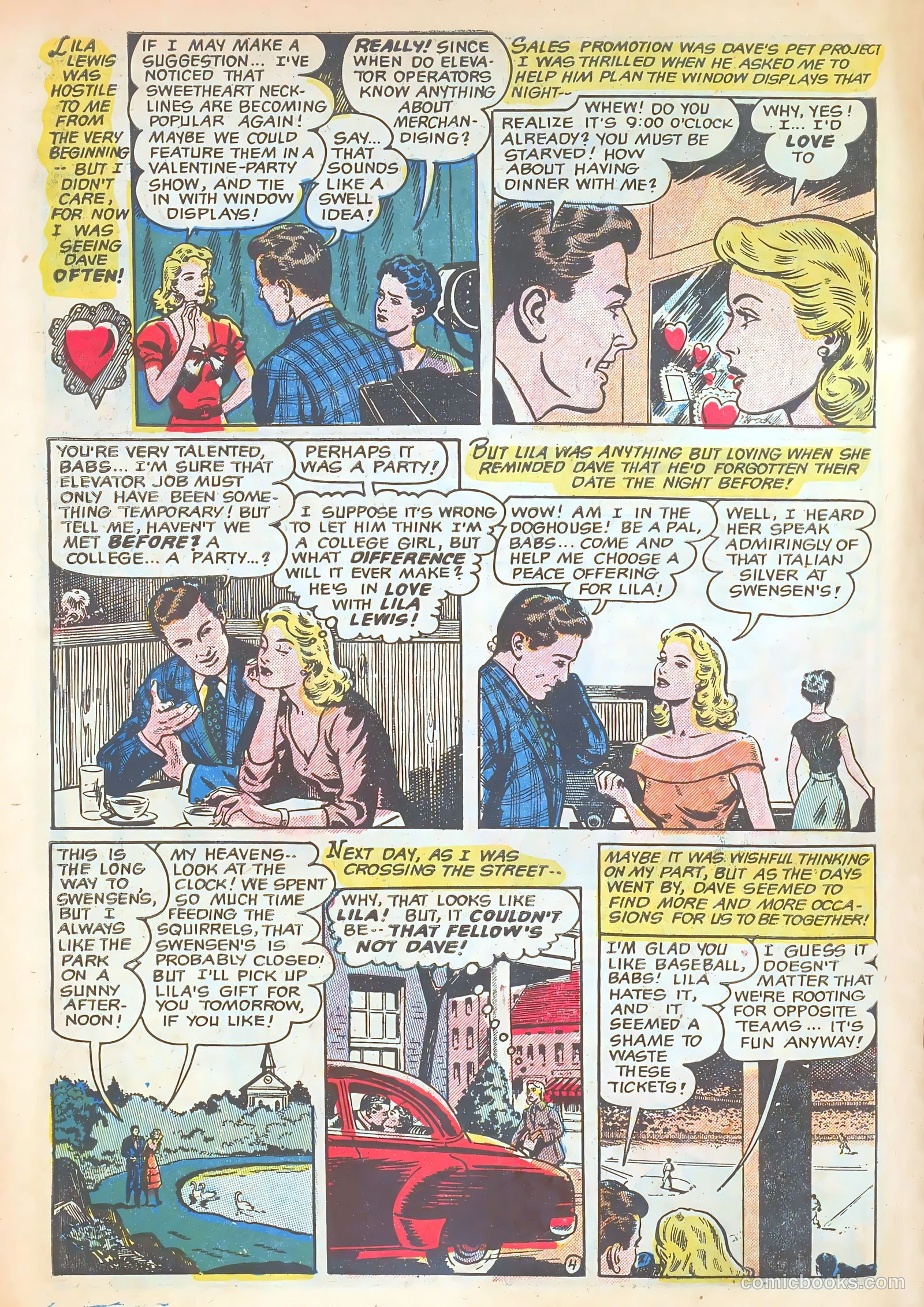Romantic Adventures #30 (1953) — page 6 of 36