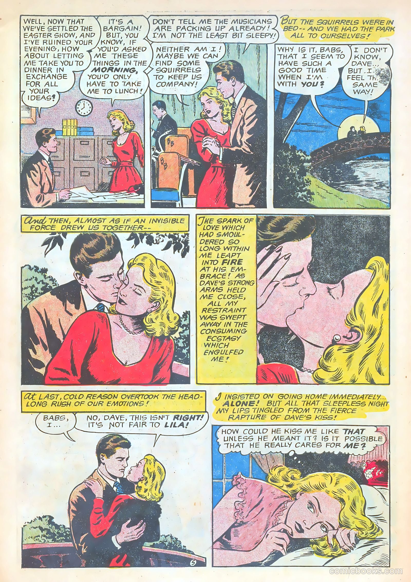 Romantic Adventures #30 (1953) — page 7 of 36