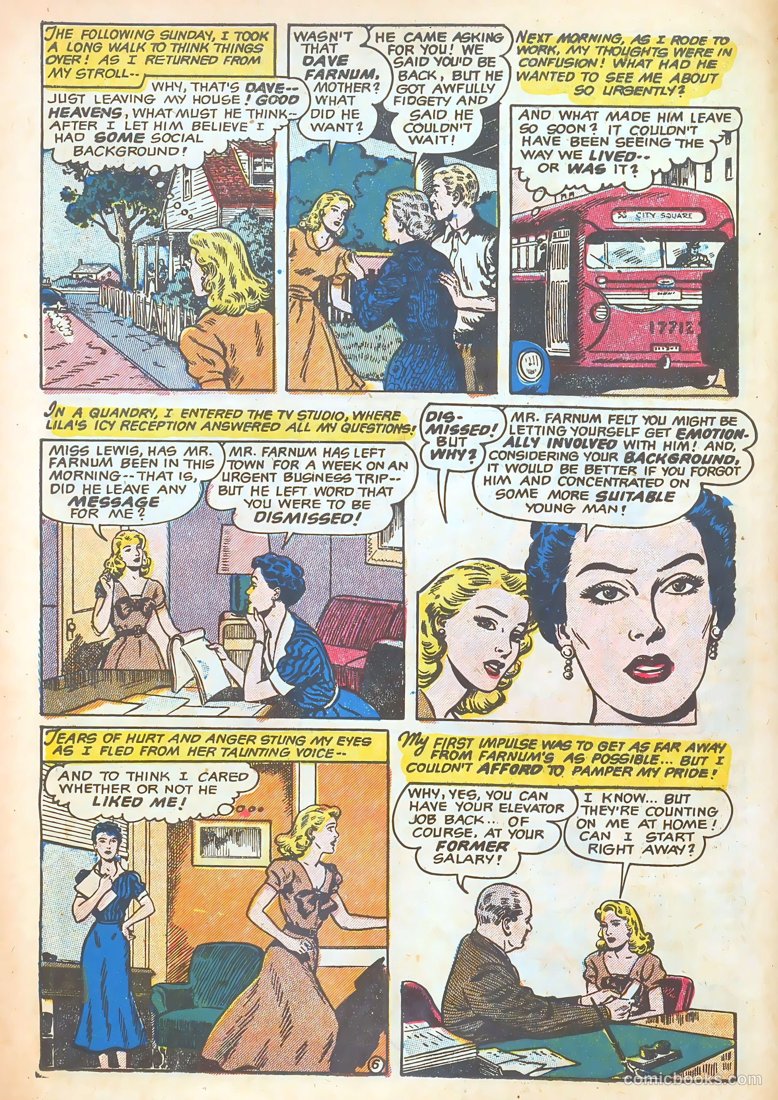 Romantic Adventures #30 (1953) — page 8 of 36