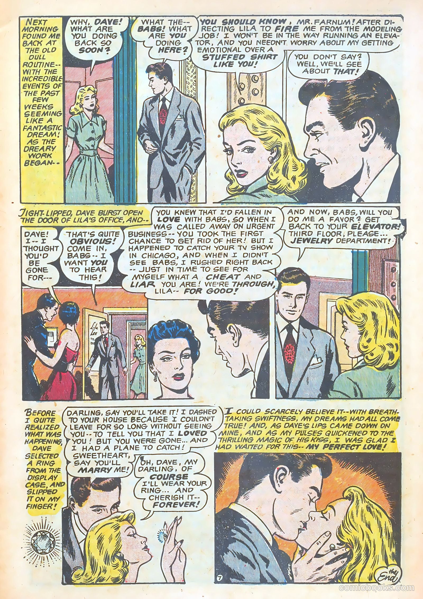 Romantic Adventures #30 (1953) — page 9 of 36