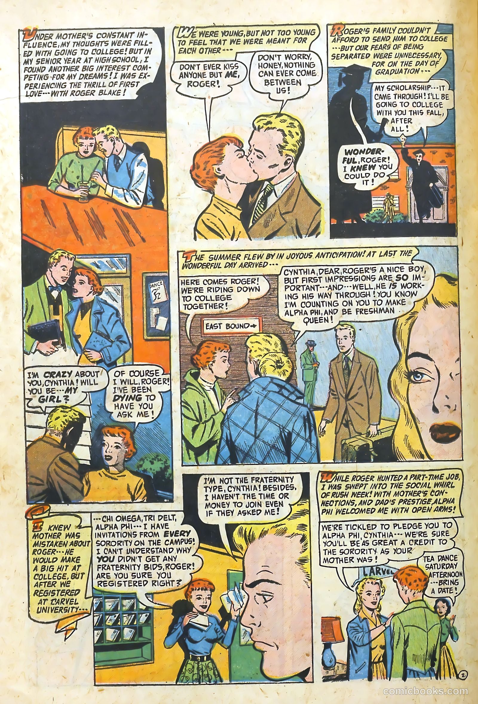 Romantic Adventures #31 (1953) — page 22 of 36
