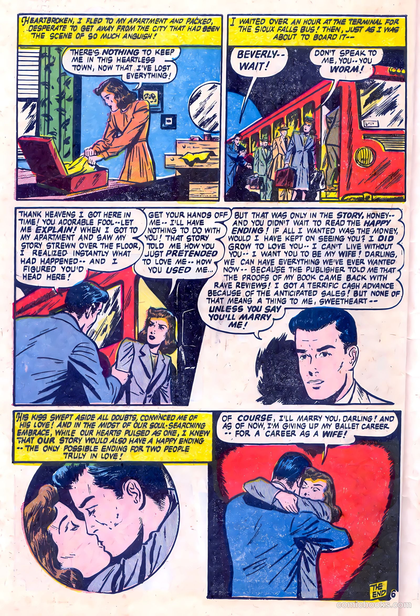 Romantic Adventures #32 (1953) — page 32 of 36