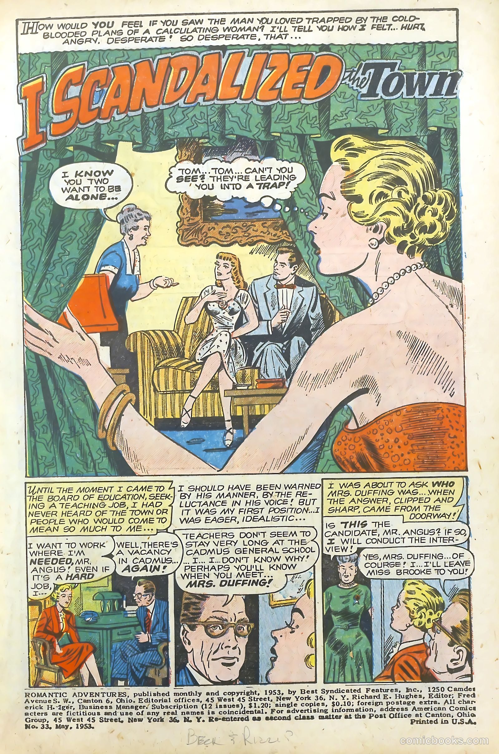 Romantic Adventures #33 (1953) — page 3 of 37