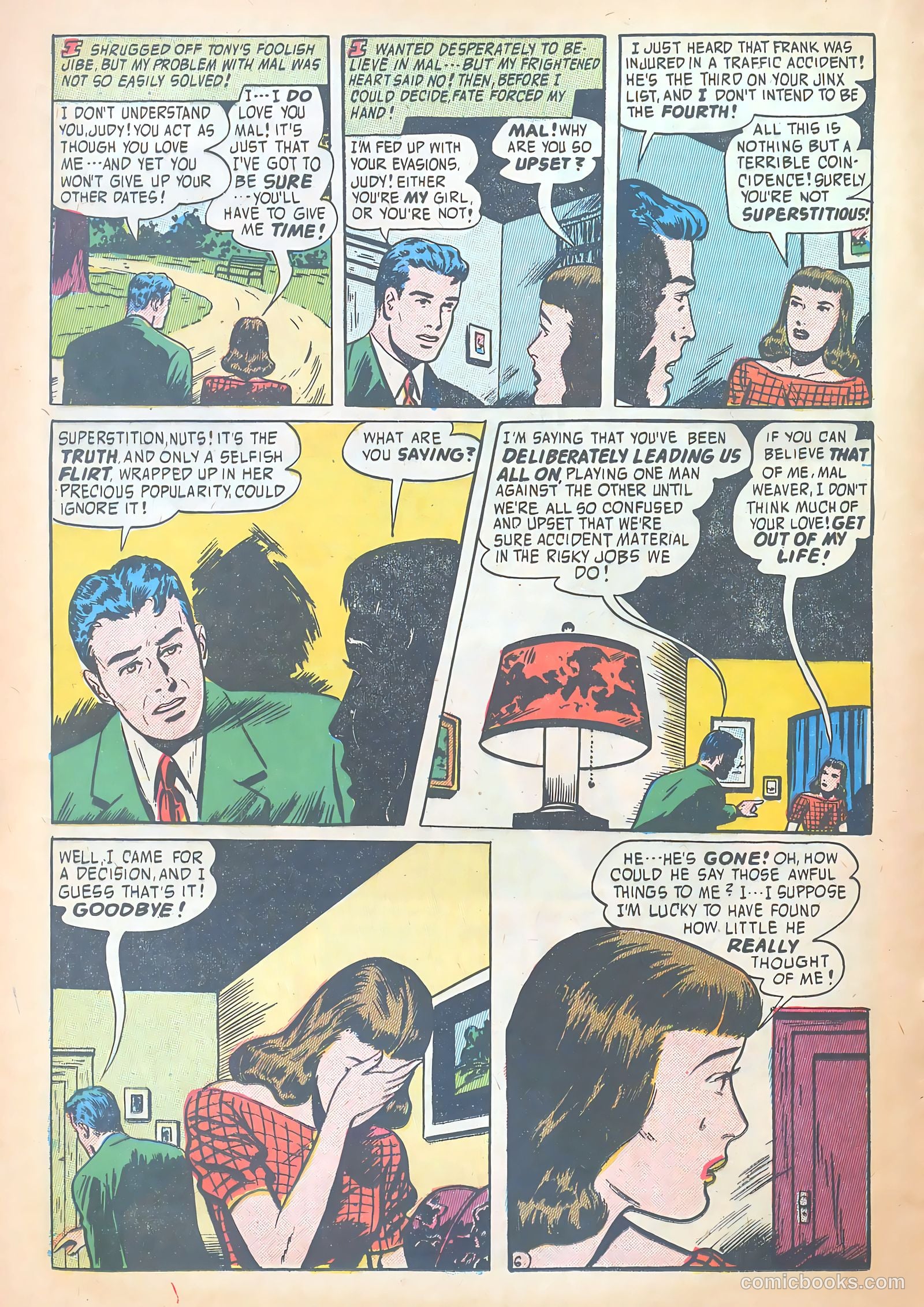 Romantic Adventures #35 (1953) — page 16 of 36