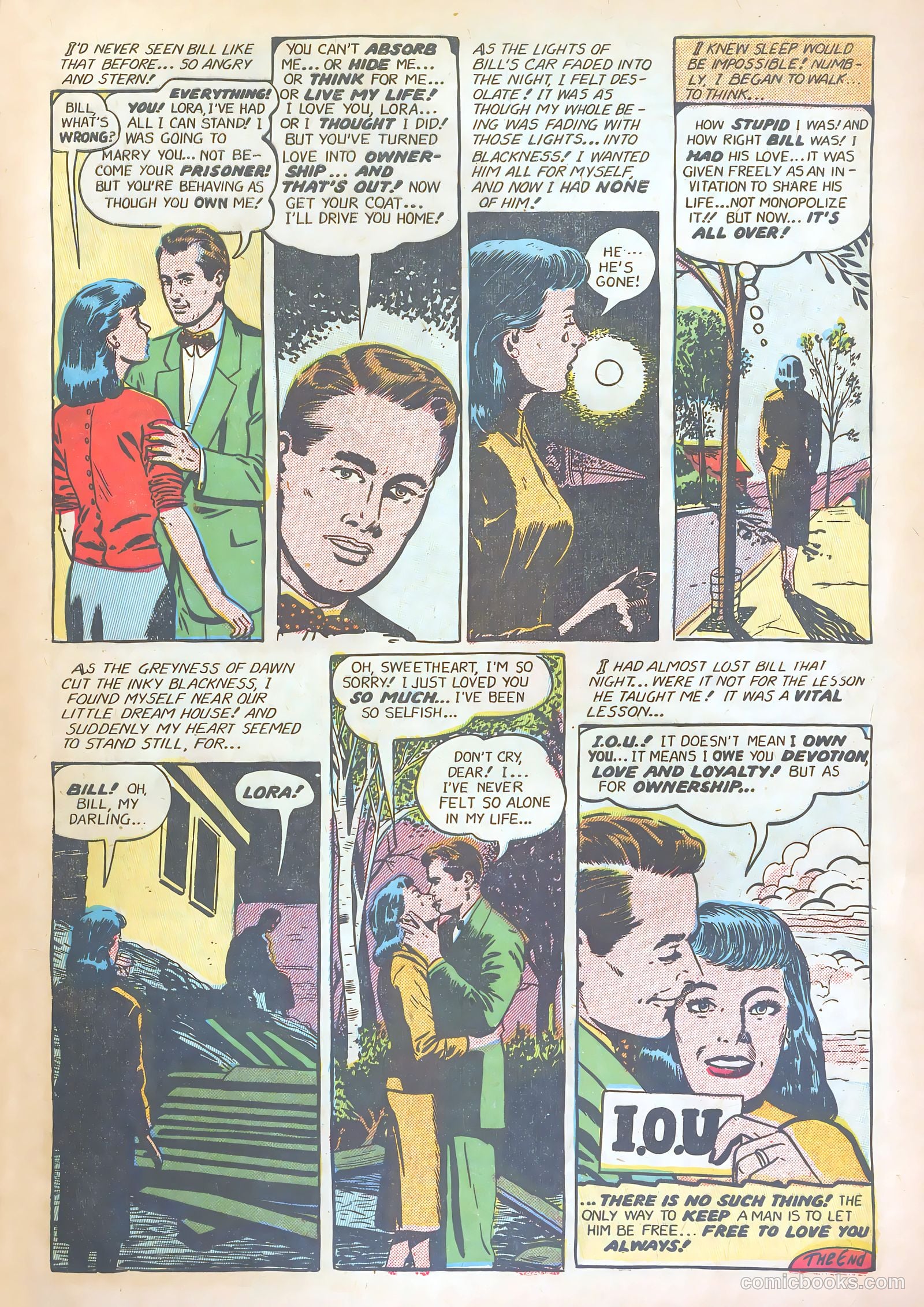 Romantic Adventures #35 (1953) — page 33 of 36