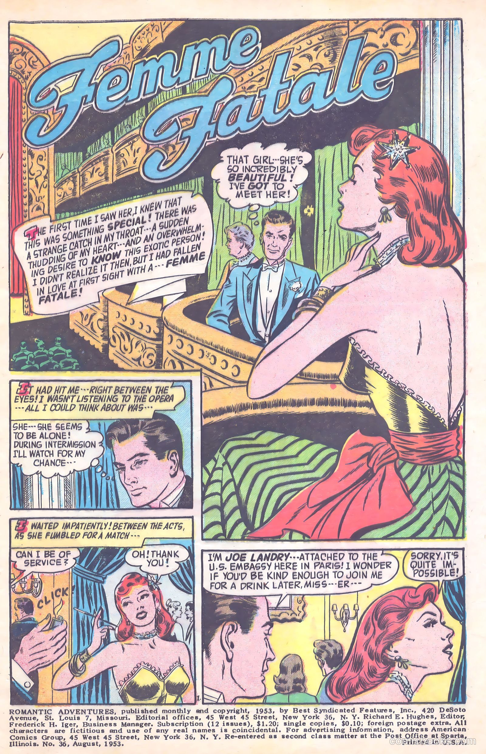 Romantic Adventures #36 (1953) — page 3 of 36