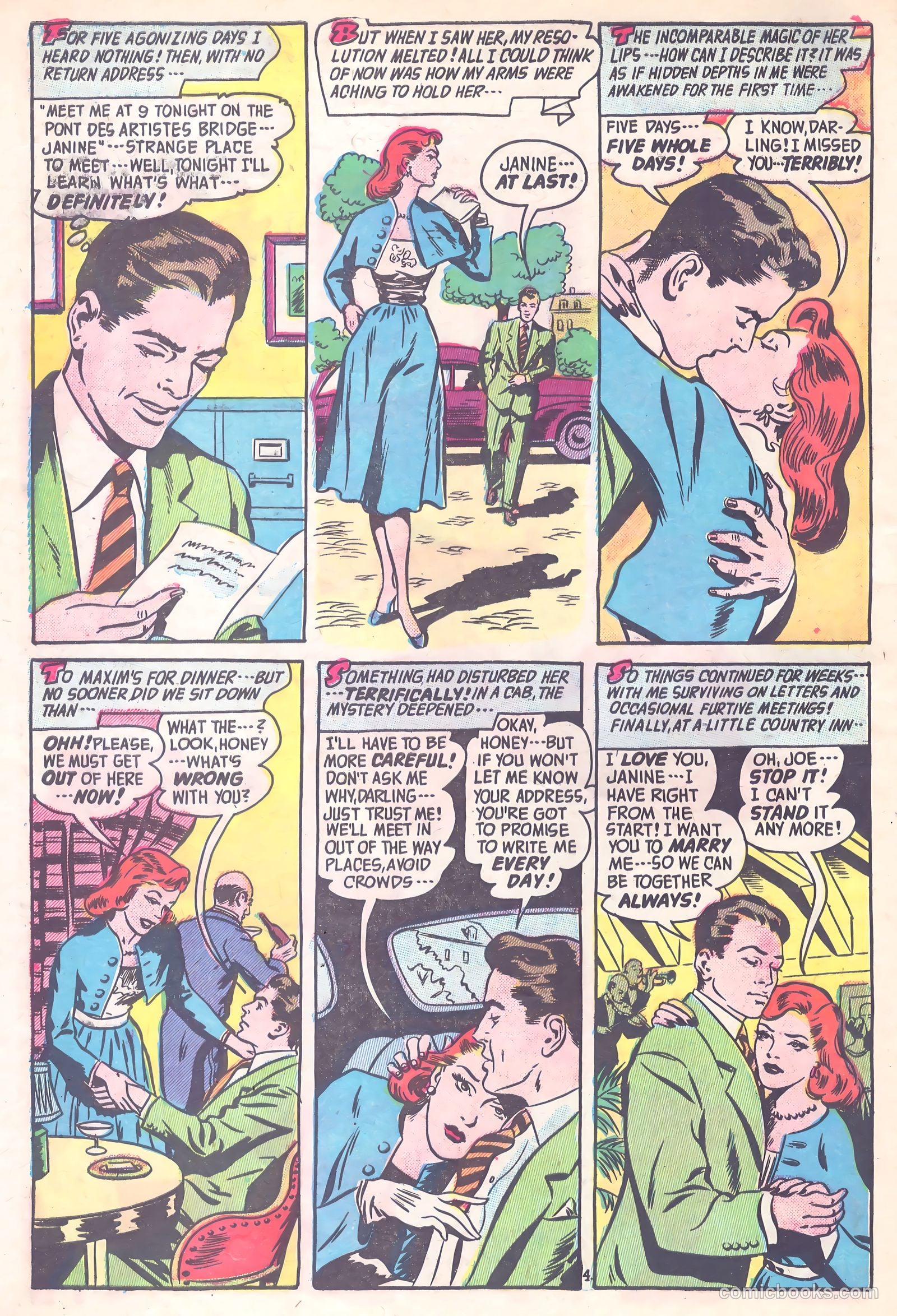 Romantic Adventures #36 (1953) — page 6 of 36