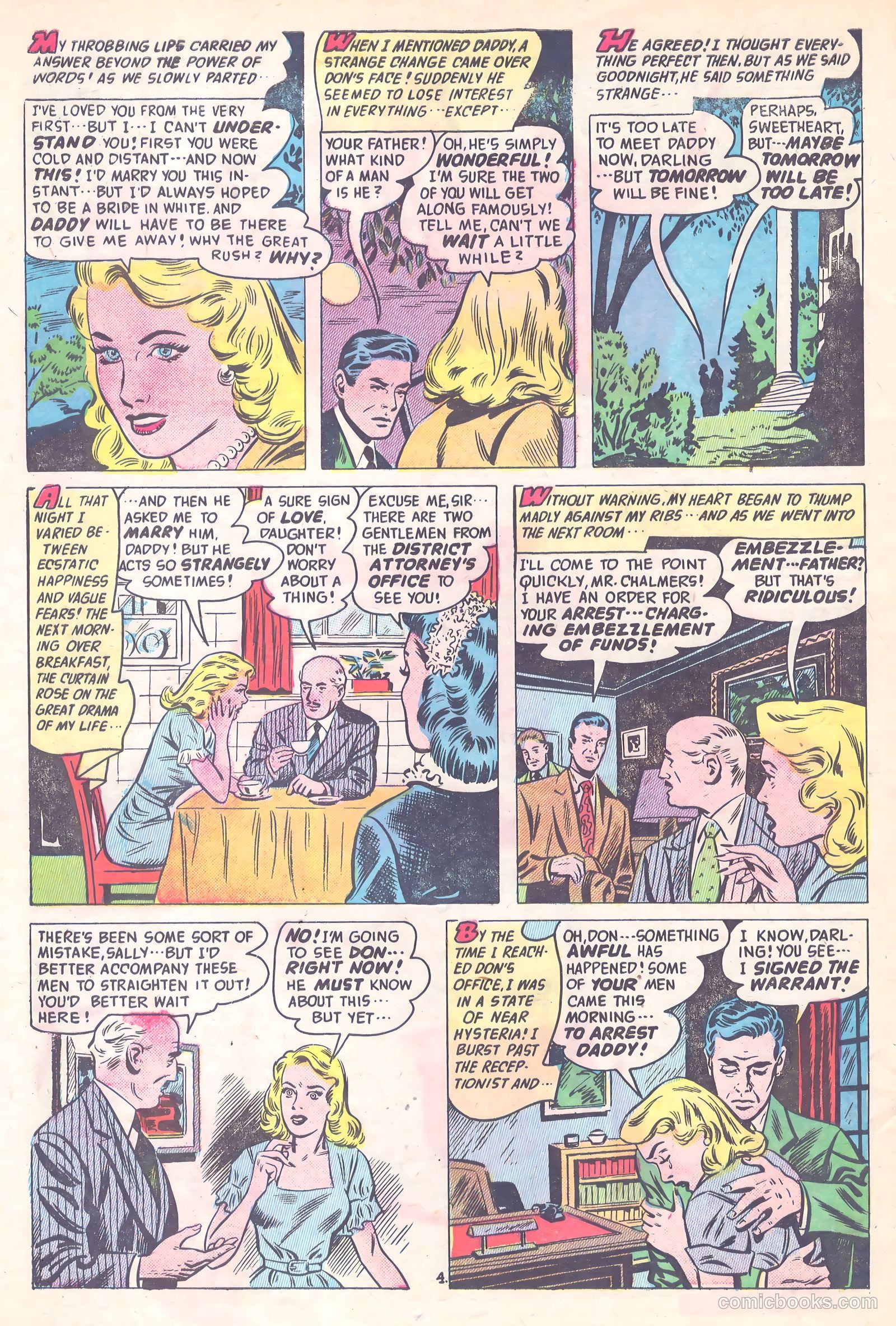 Romantic Adventures #36 (1953) — page 30 of 36