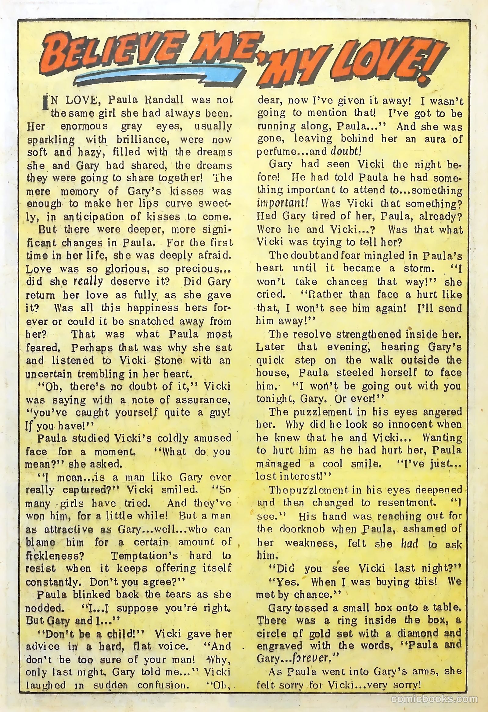 Romantic Adventures #38 (1953) — page 26 of 36