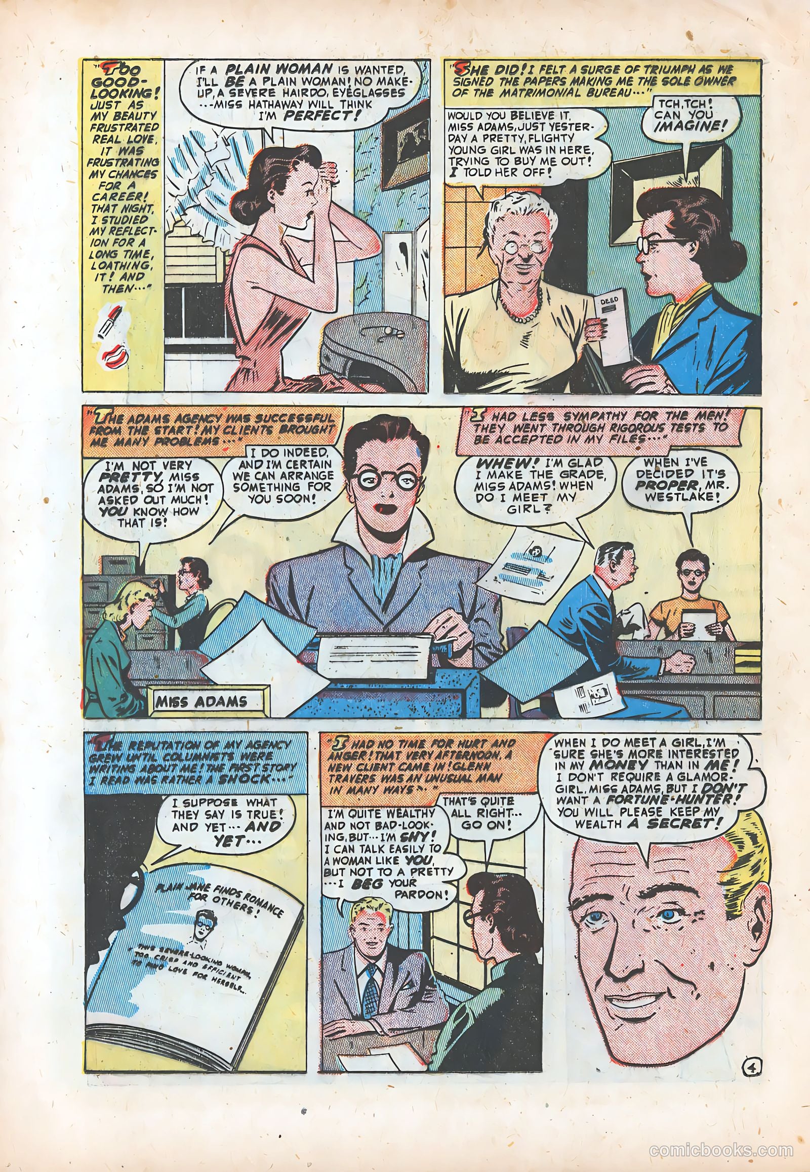 Romantic Adventures #4 (1949) — page 28 of 52