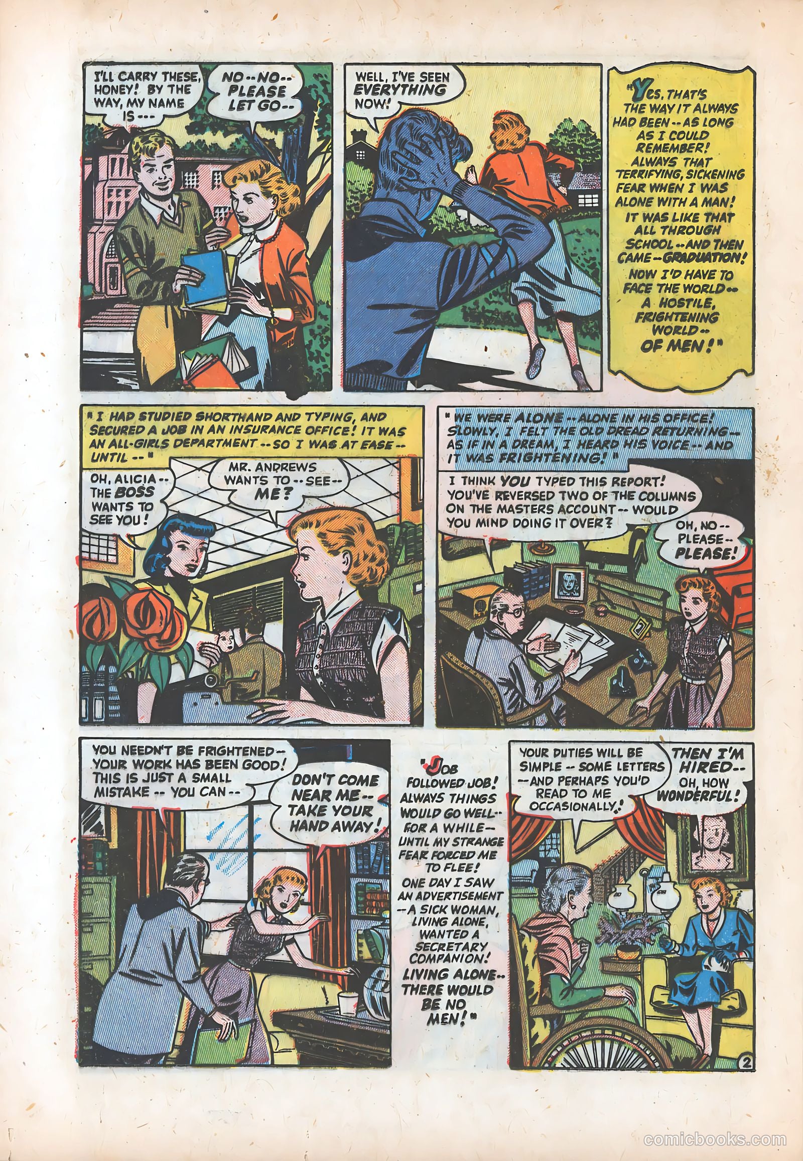 Romantic Adventures #4 (1949) — page 36 of 52