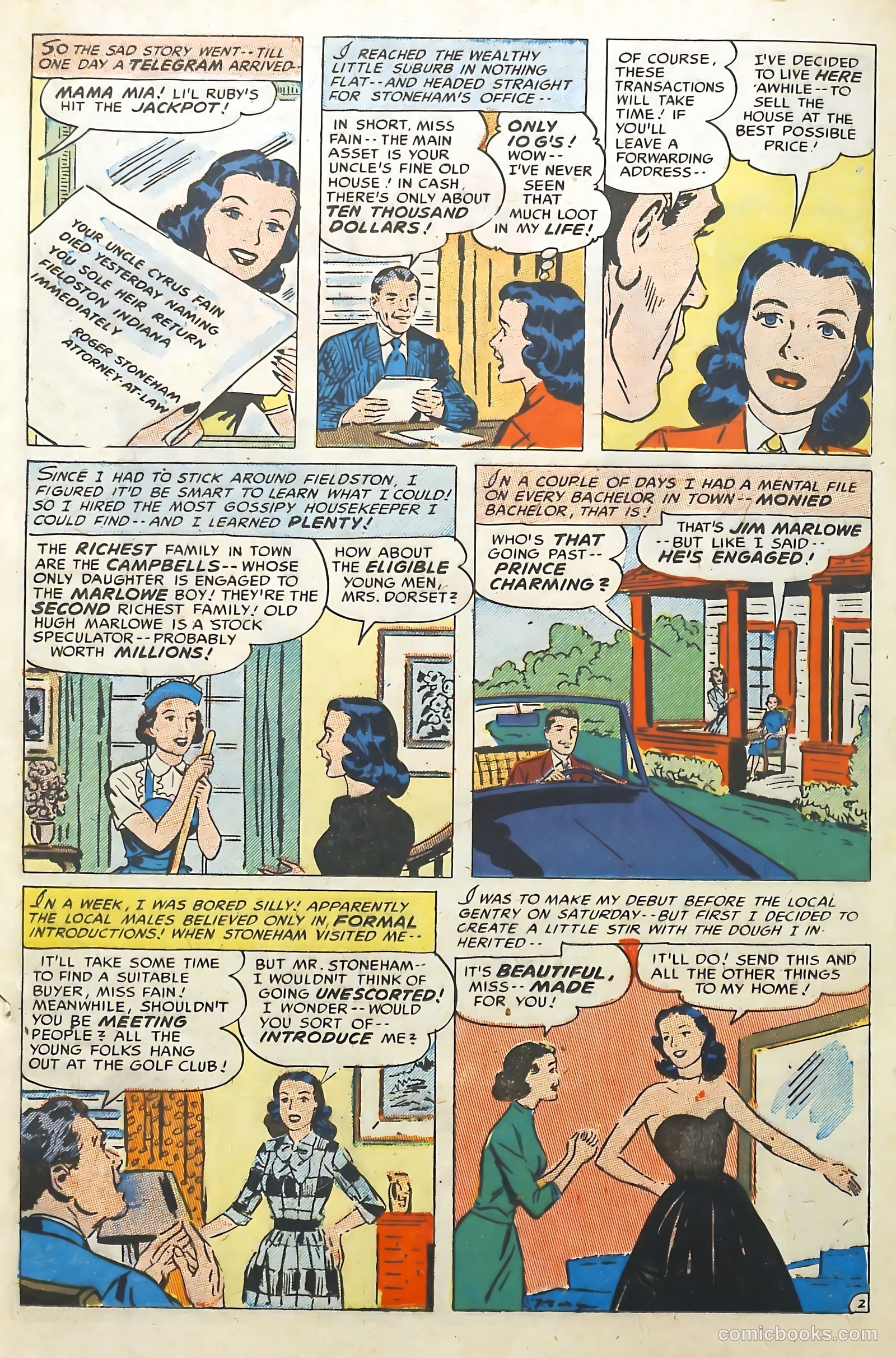 Romantic Adventures #40 (1953) — page 20 of 36