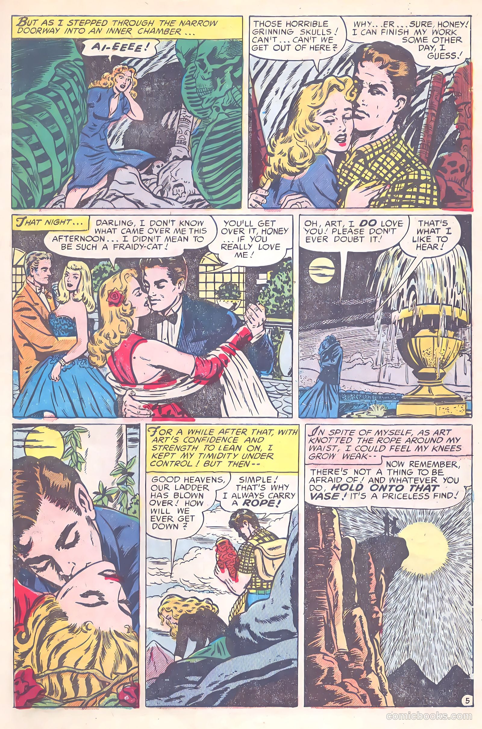 Romantic Adventures #41 (1954) — page 8 of 37