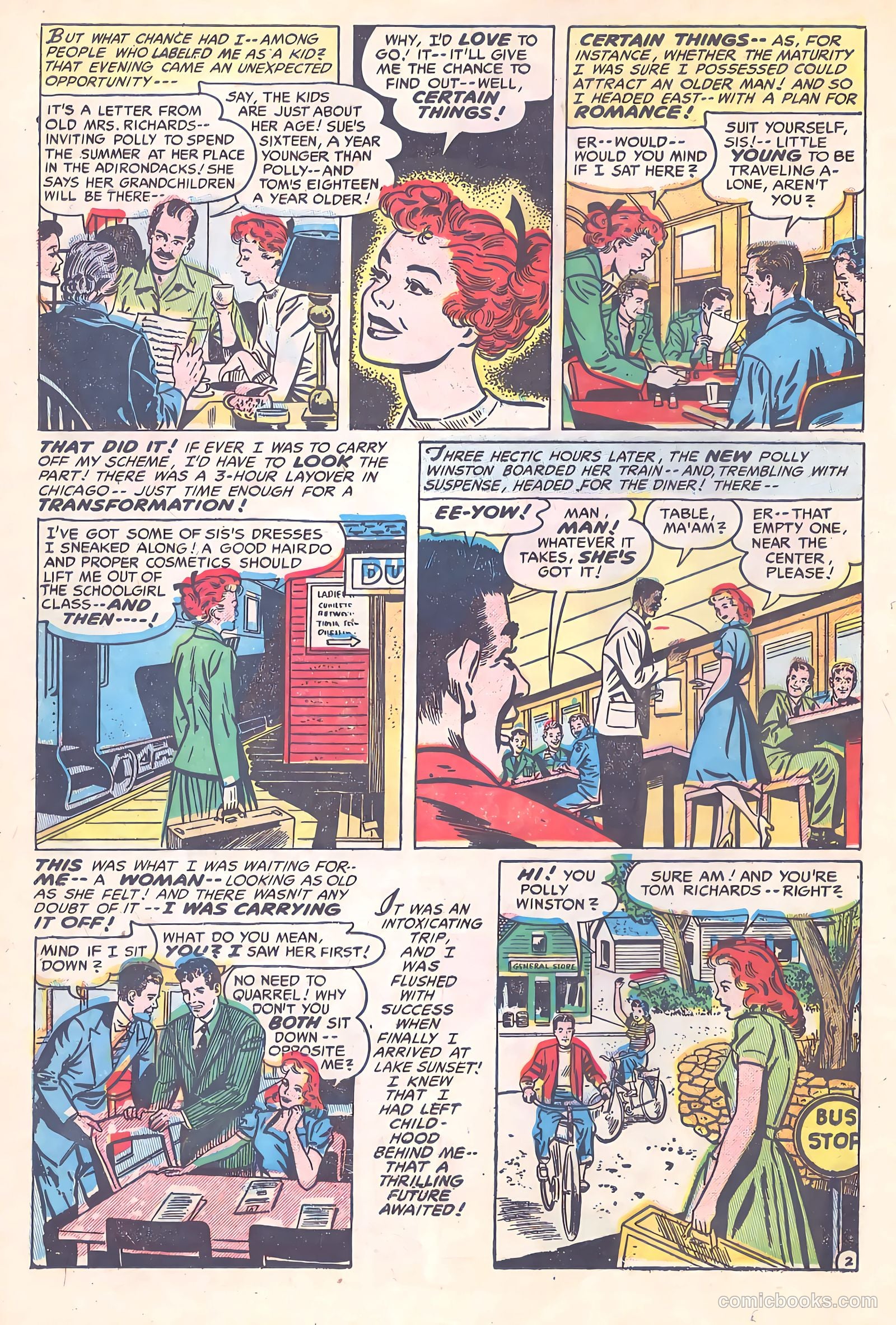 Romantic Adventures #41 (1954) — page 21 of 37