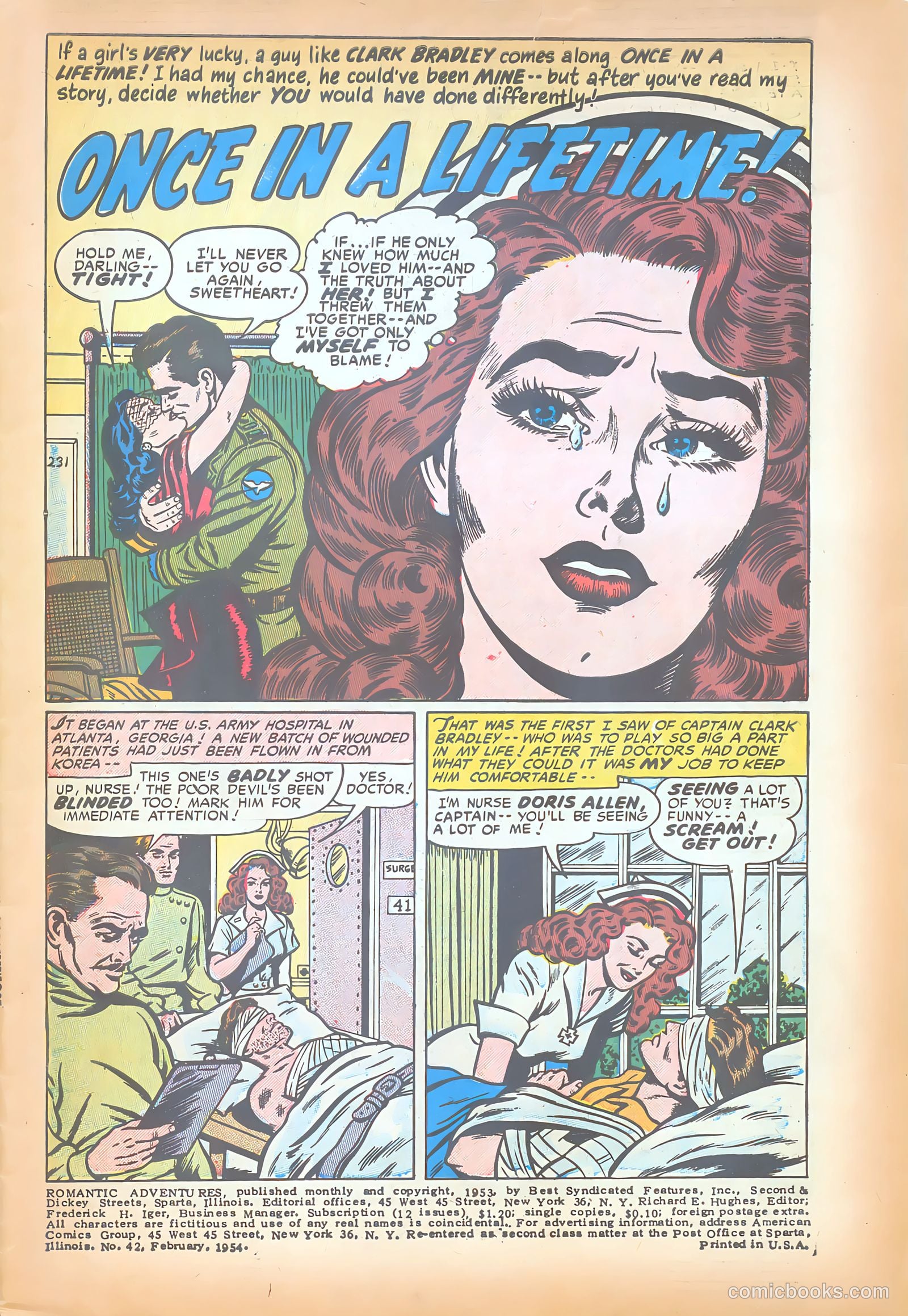 Romantic Adventures #42 (1954) — page 3 of 36