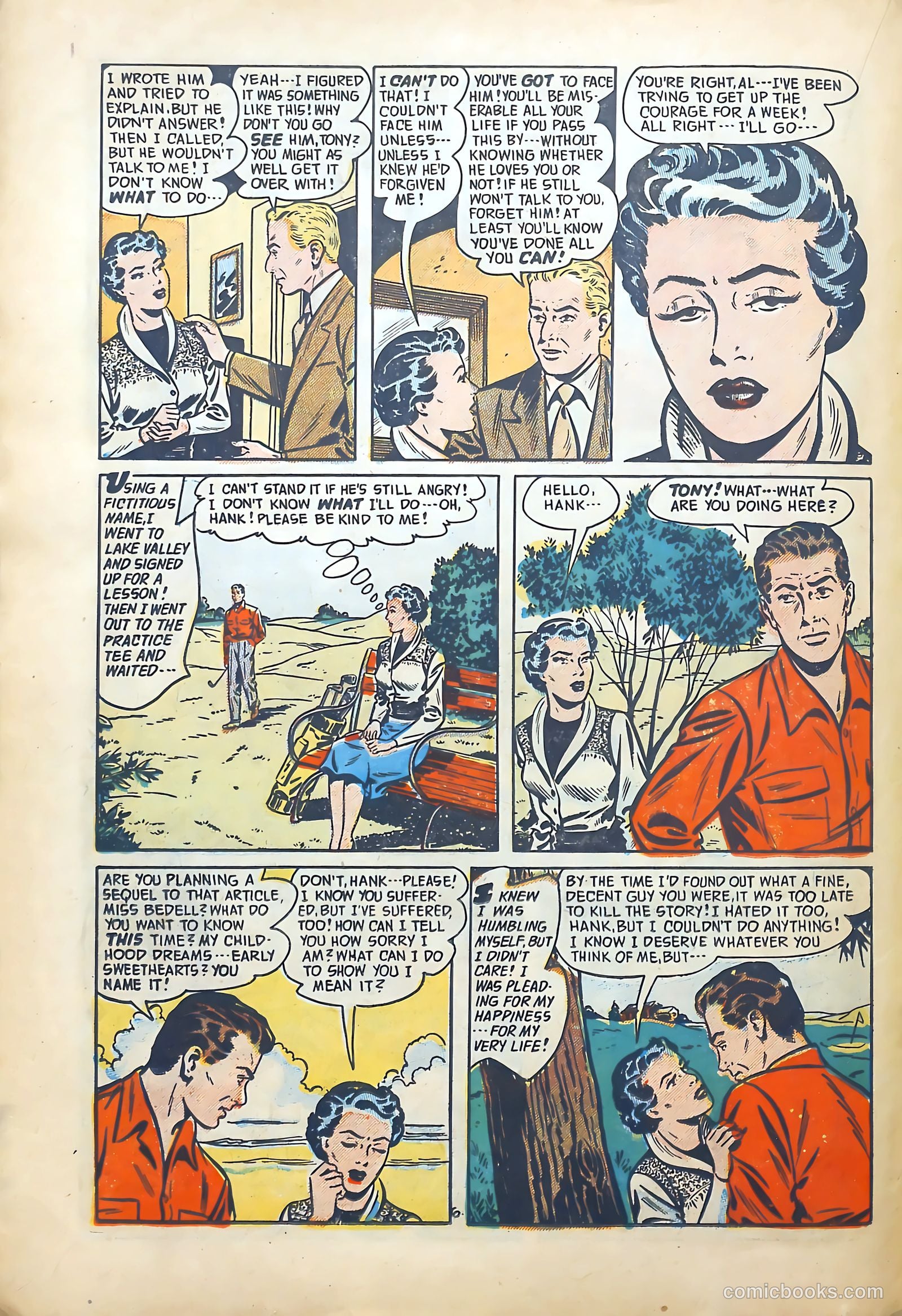 Romantic Adventures #42 (1954) — page 22 of 36