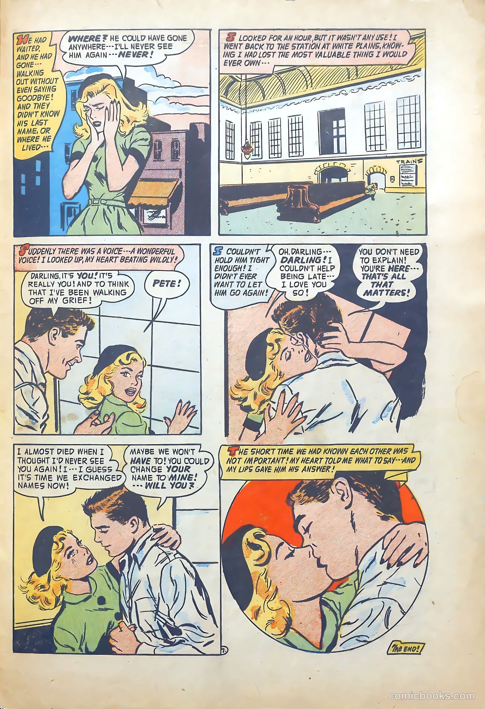 Romantic Adventures #42 (1954) — page 33 of 36