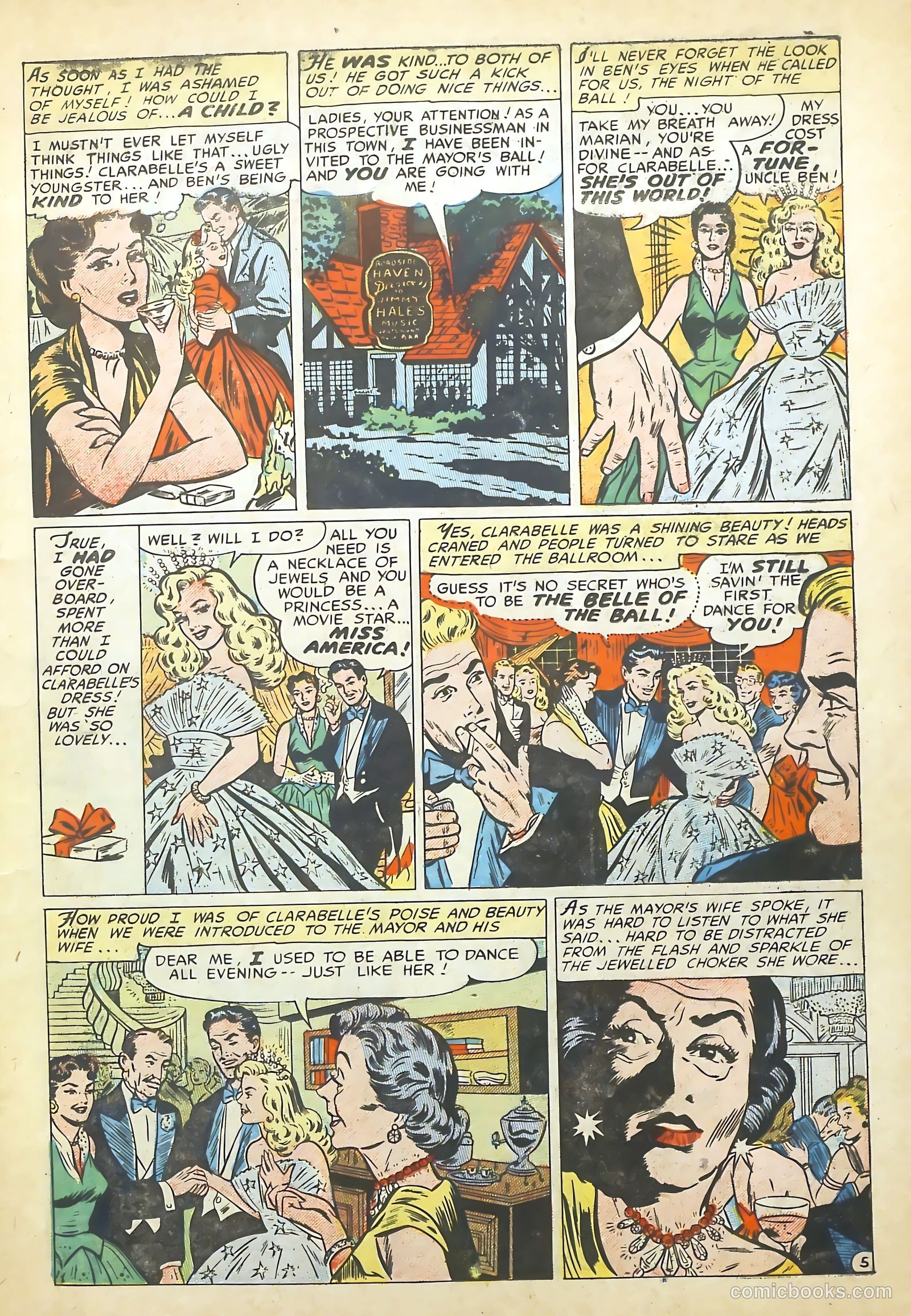 Romantic Adventures #43 (1954) — page 8 of 37