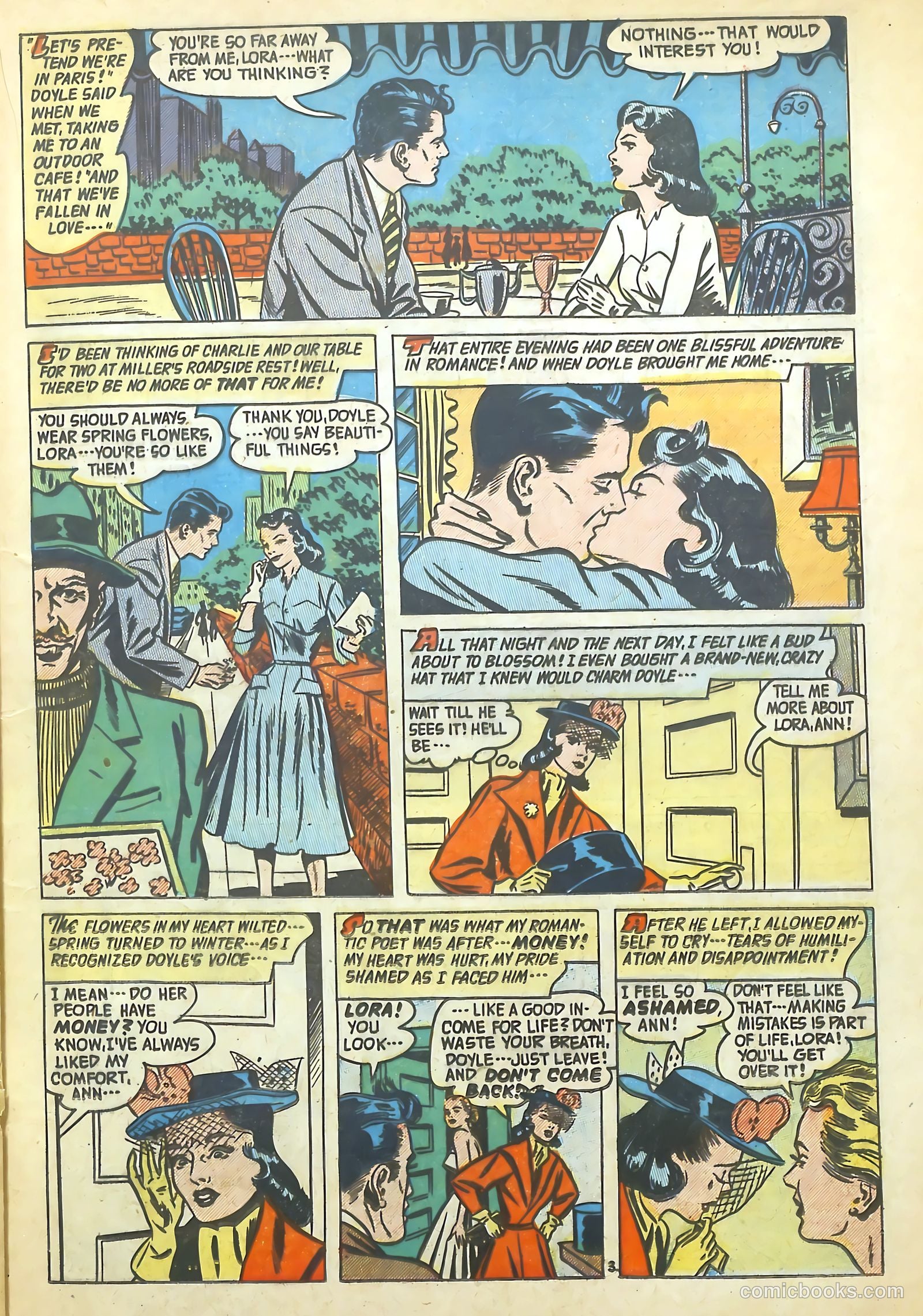 Romantic Adventures #43 (1954) — page 22 of 37