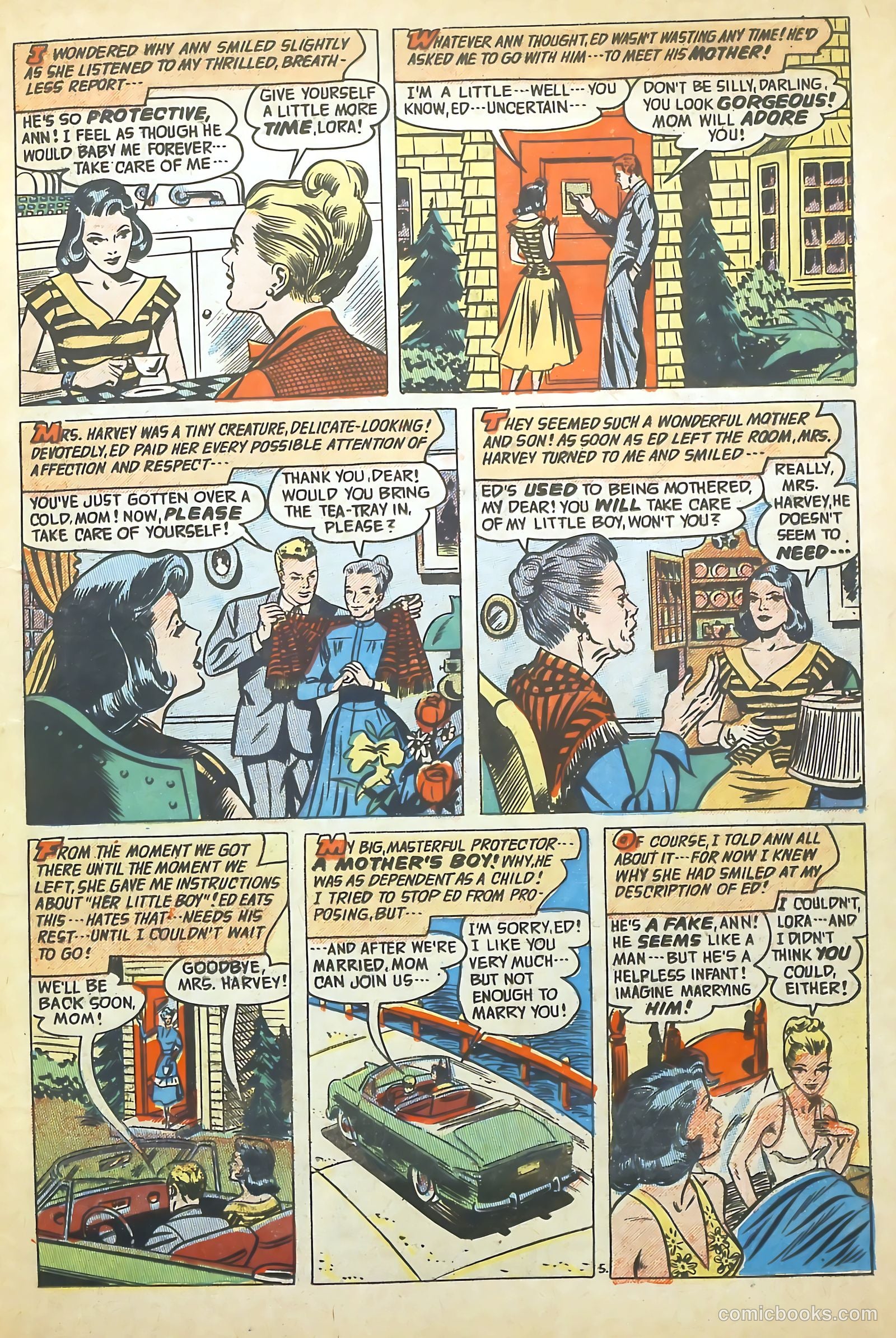 Romantic Adventures #43 (1954) — page 24 of 37