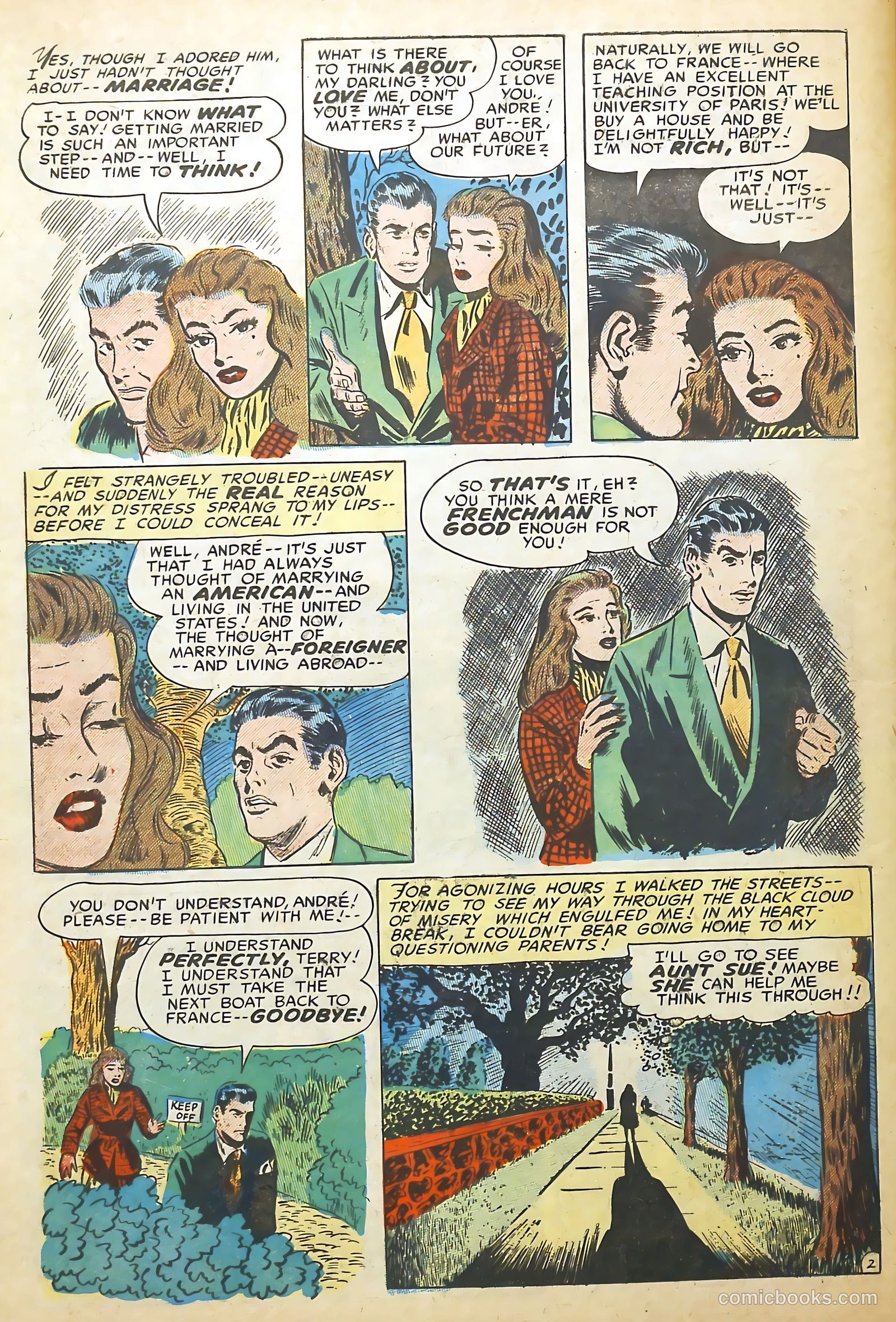 Romantic Adventures #43 (1954) — page 29 of 37