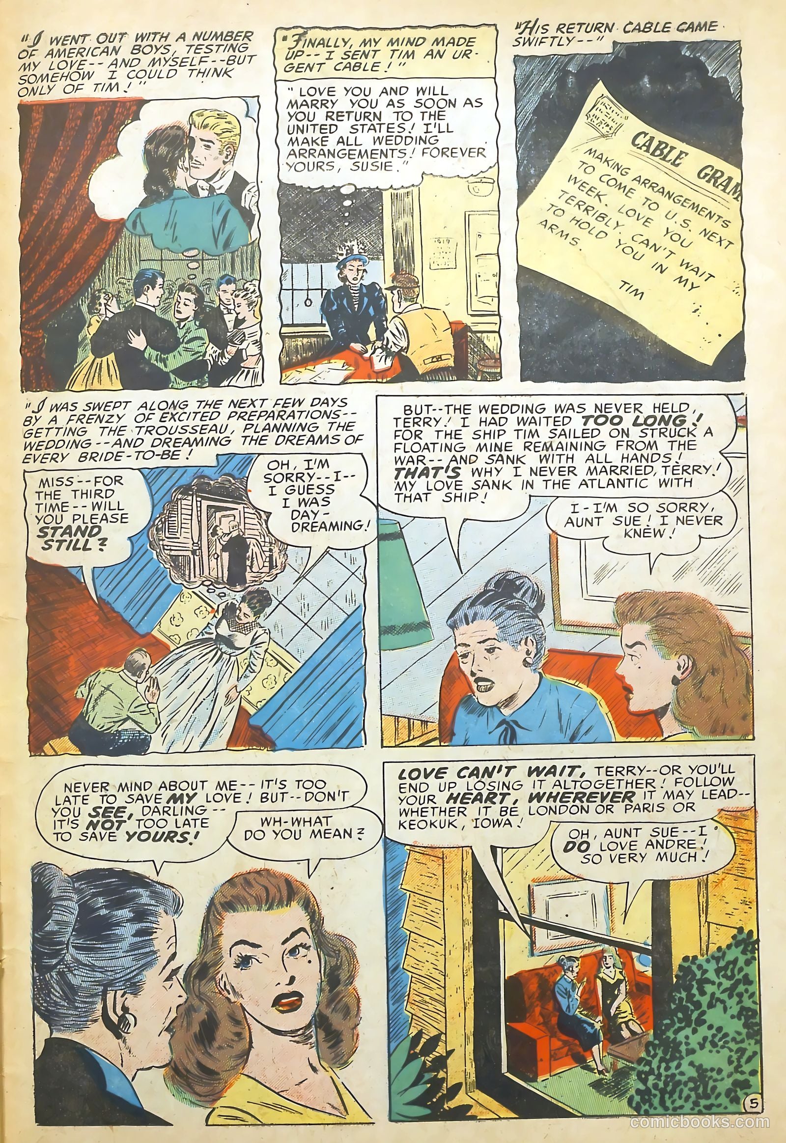 Romantic Adventures #43 (1954) — page 32 of 37