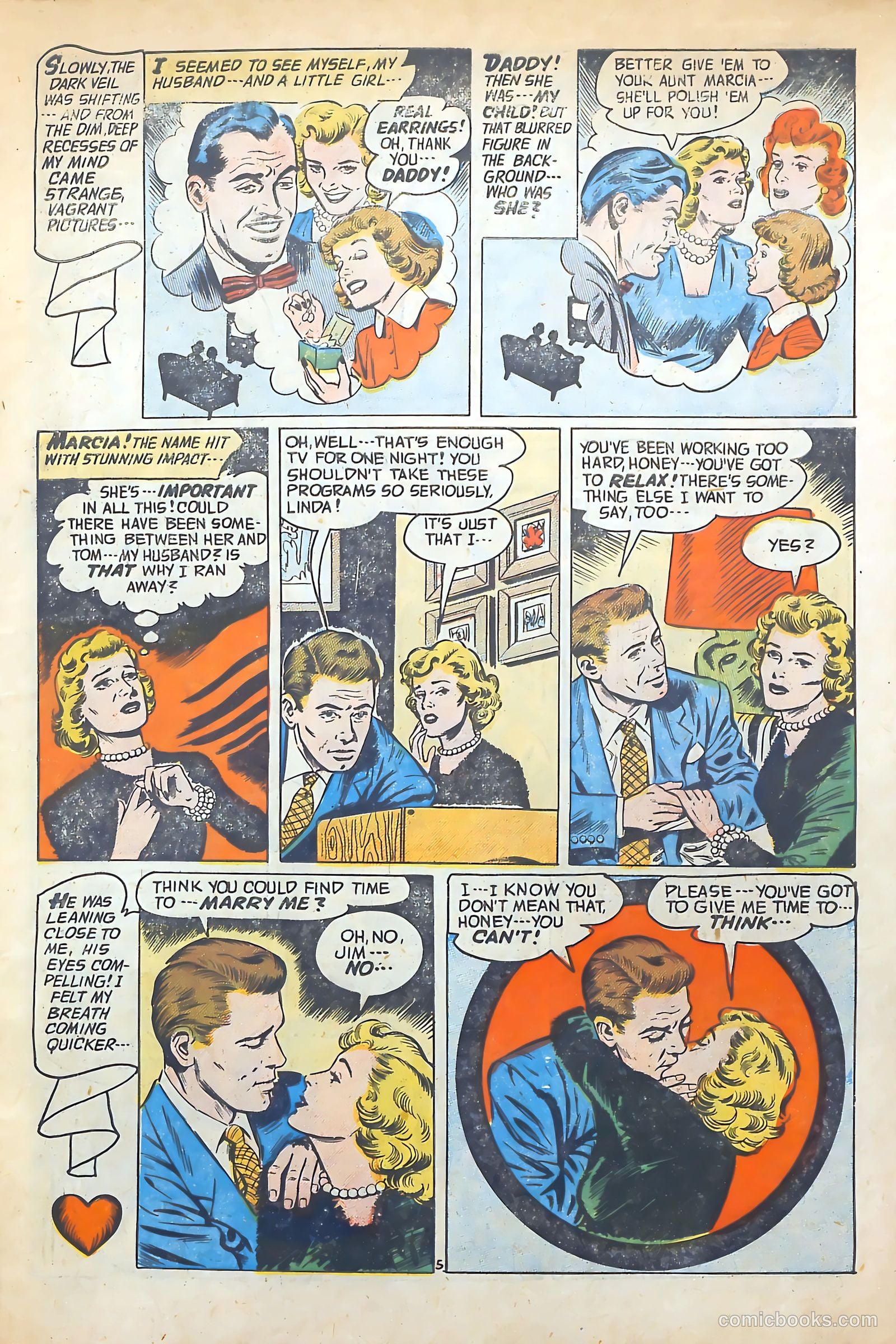 Romantic Adventures #44 (1954) — page 7 of 36
