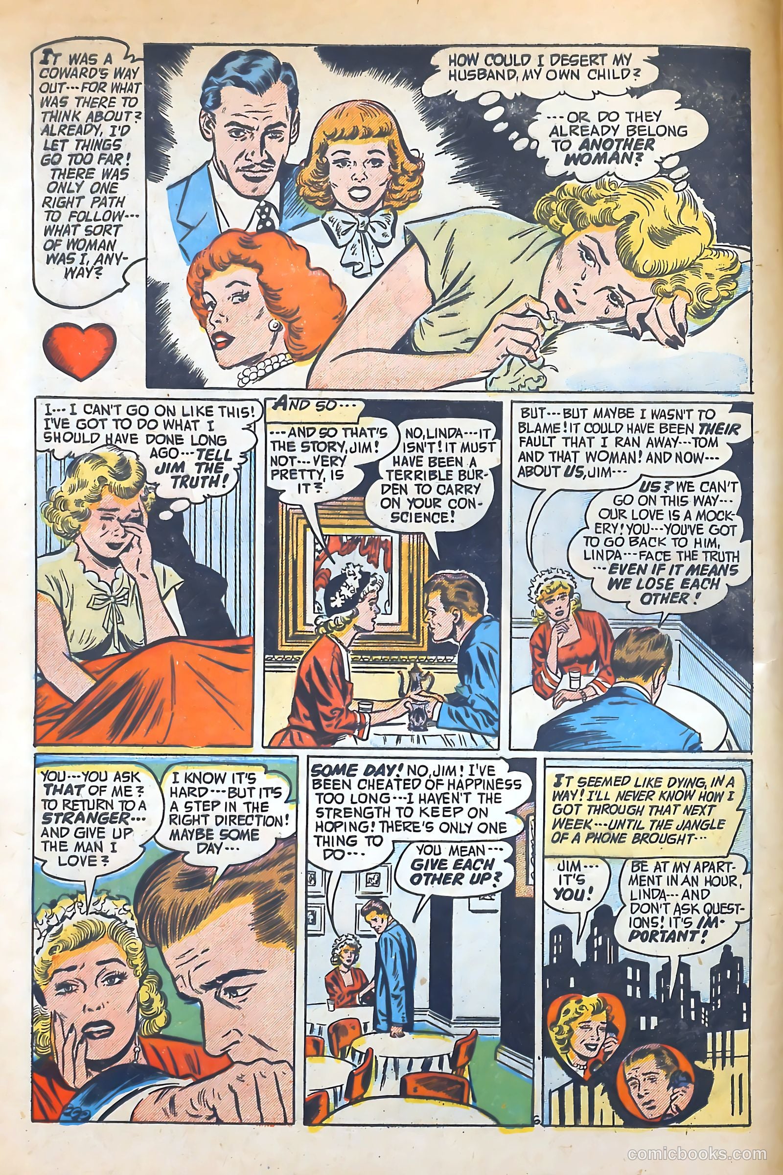 Romantic Adventures #44 (1954) — page 8 of 36