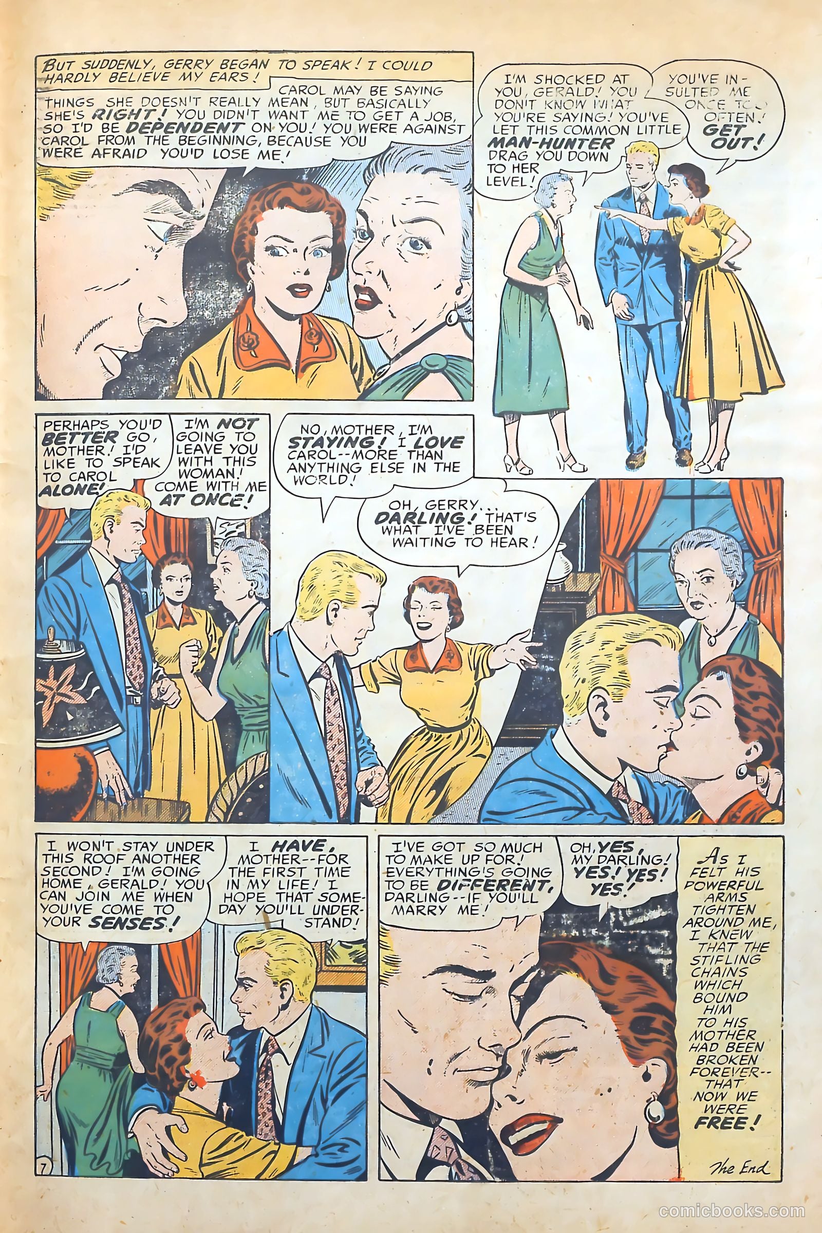 Romantic Adventures #44 (1954) — page 33 of 36