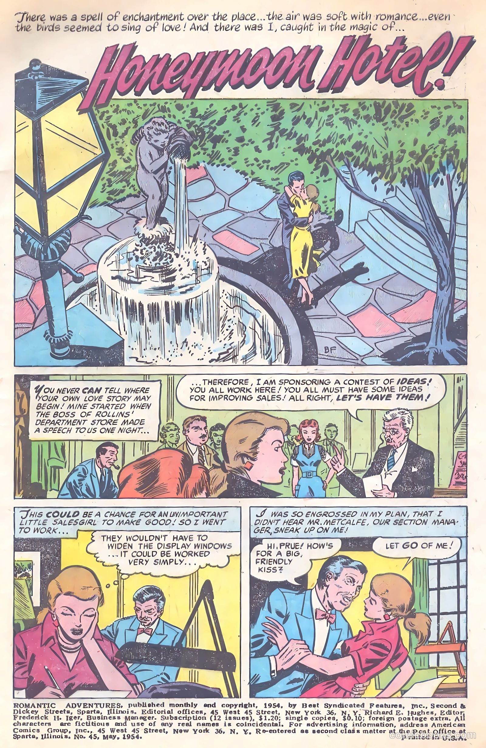 Romantic Adventures #45 (1954) — page 3 of 37