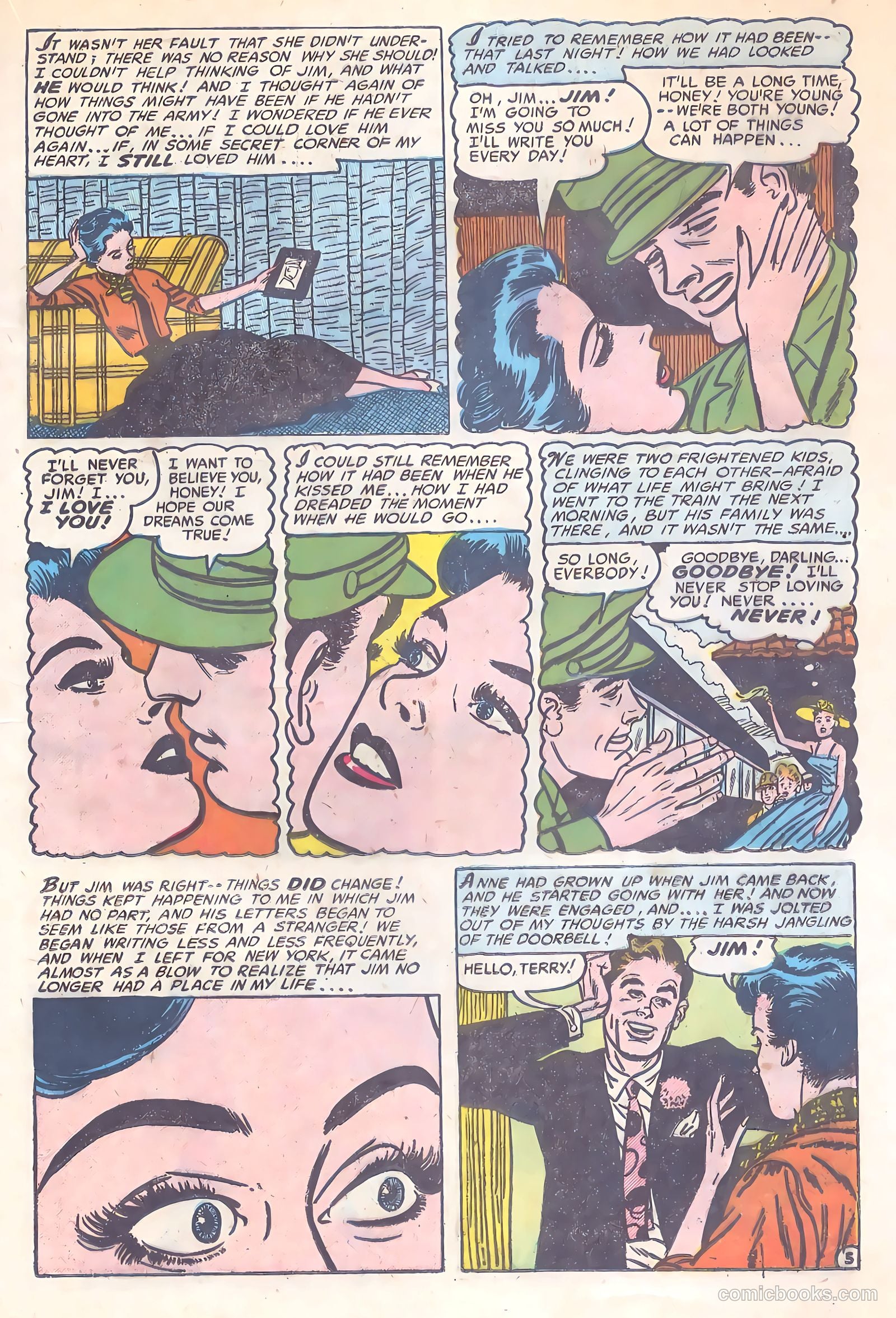 Romantic Adventures #45 (1954) — page 21 of 37