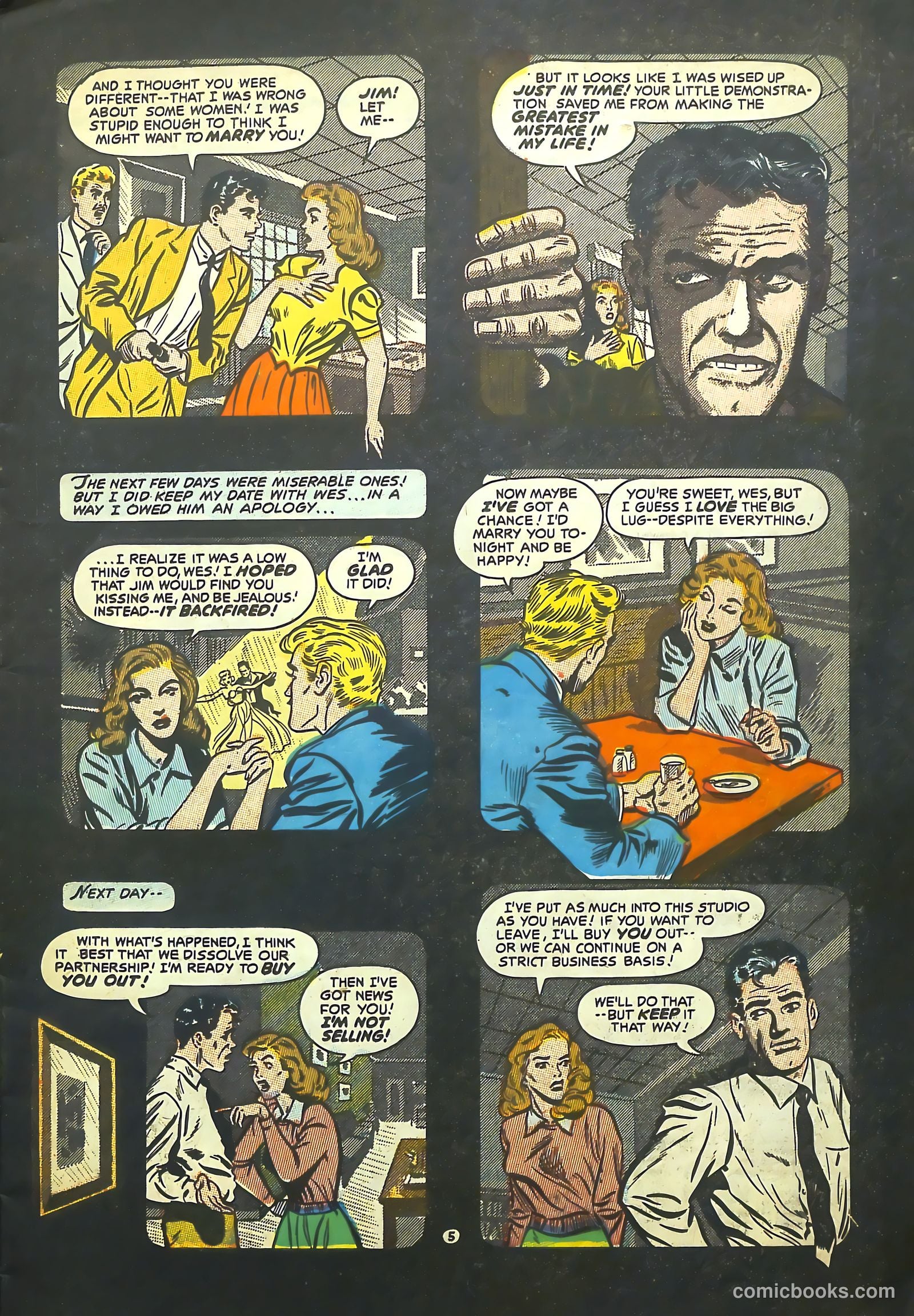 Romantic Adventures #46 (1954) — page 7 of 36