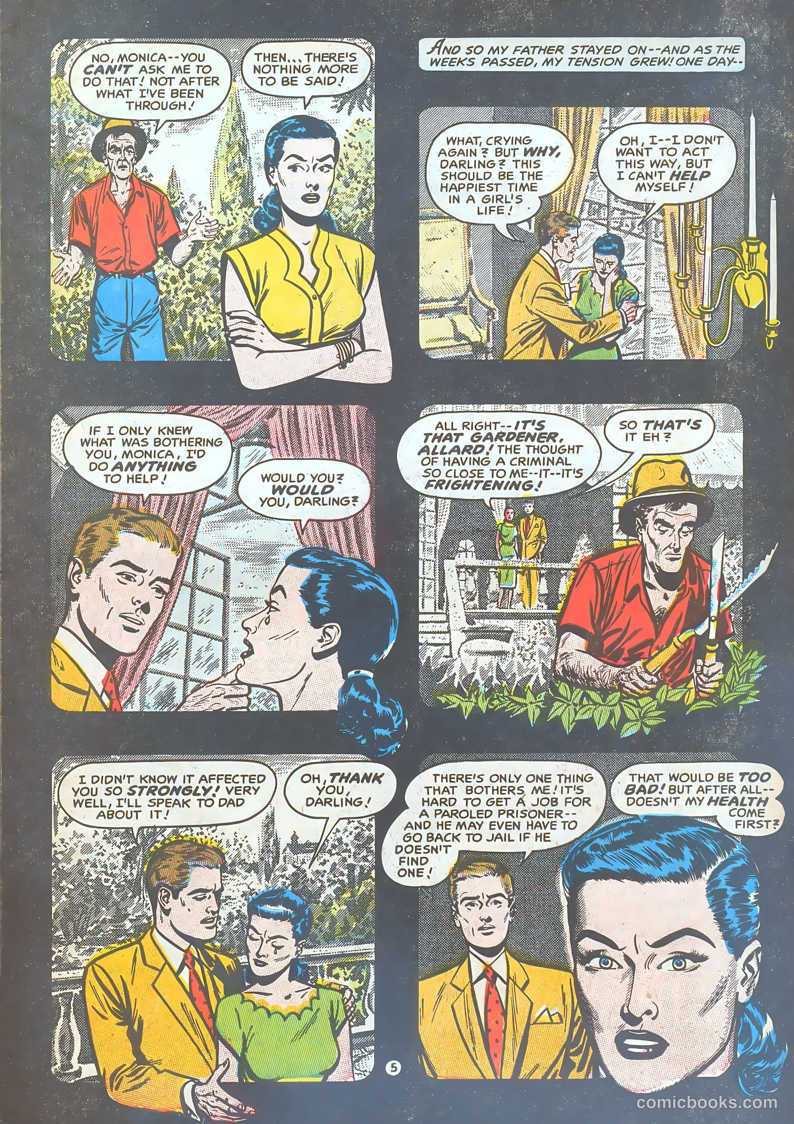 Romantic Adventures #47 (1954) — page 7 of 36