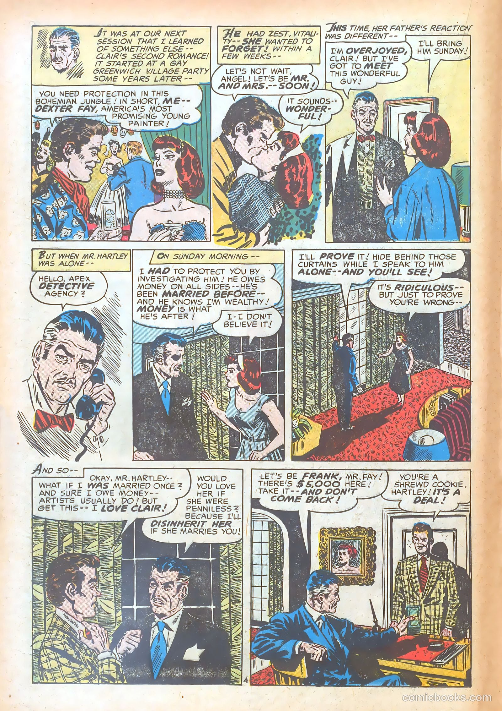Romantic Adventures #47 (1954) — page 16 of 36