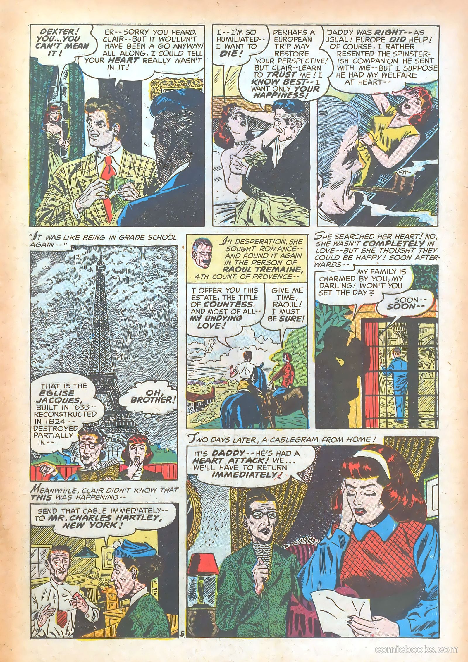 Romantic Adventures #47 (1954) — page 17 of 36