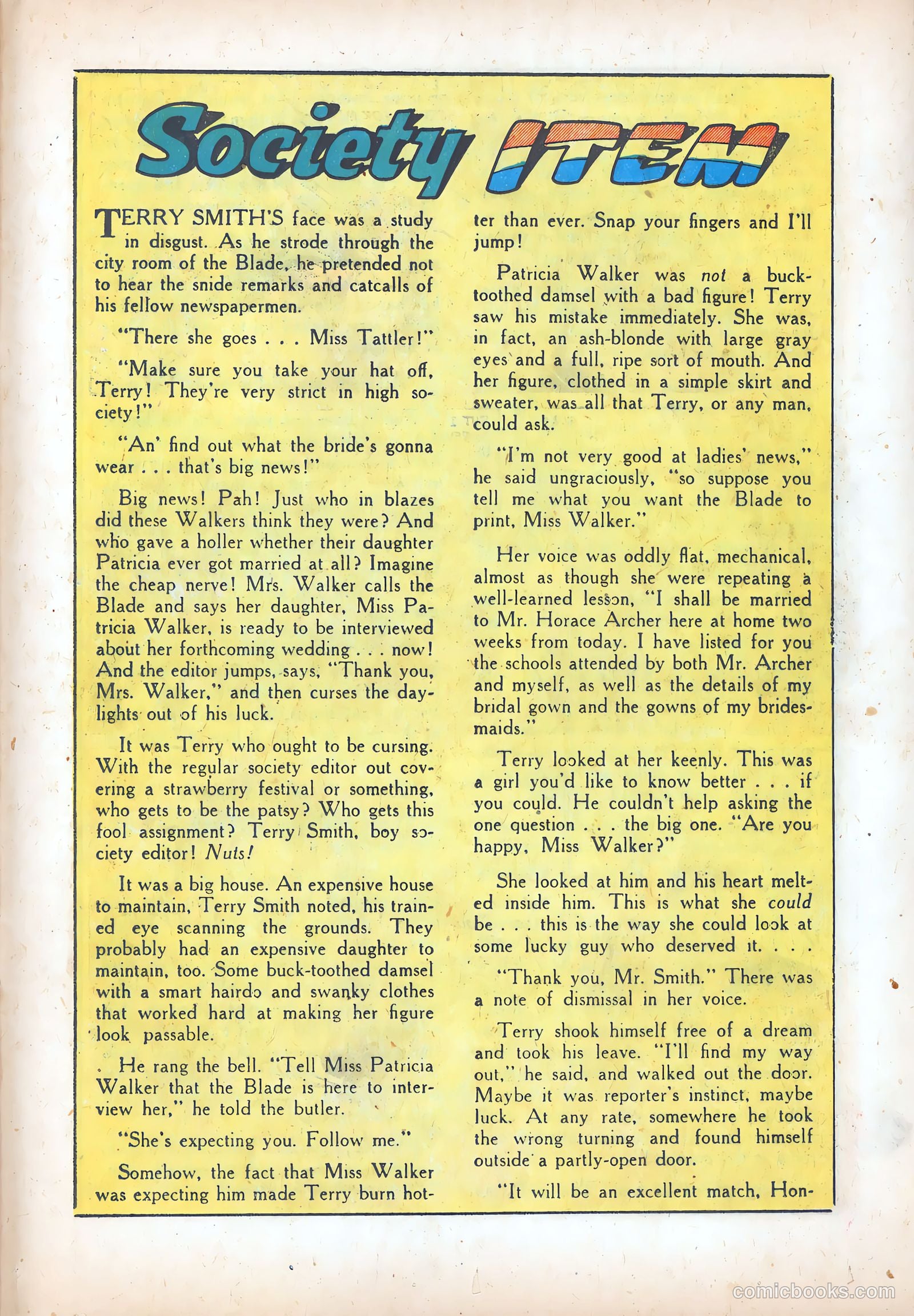 Romantic Adventures #5 (1949) — page 37 of 52
