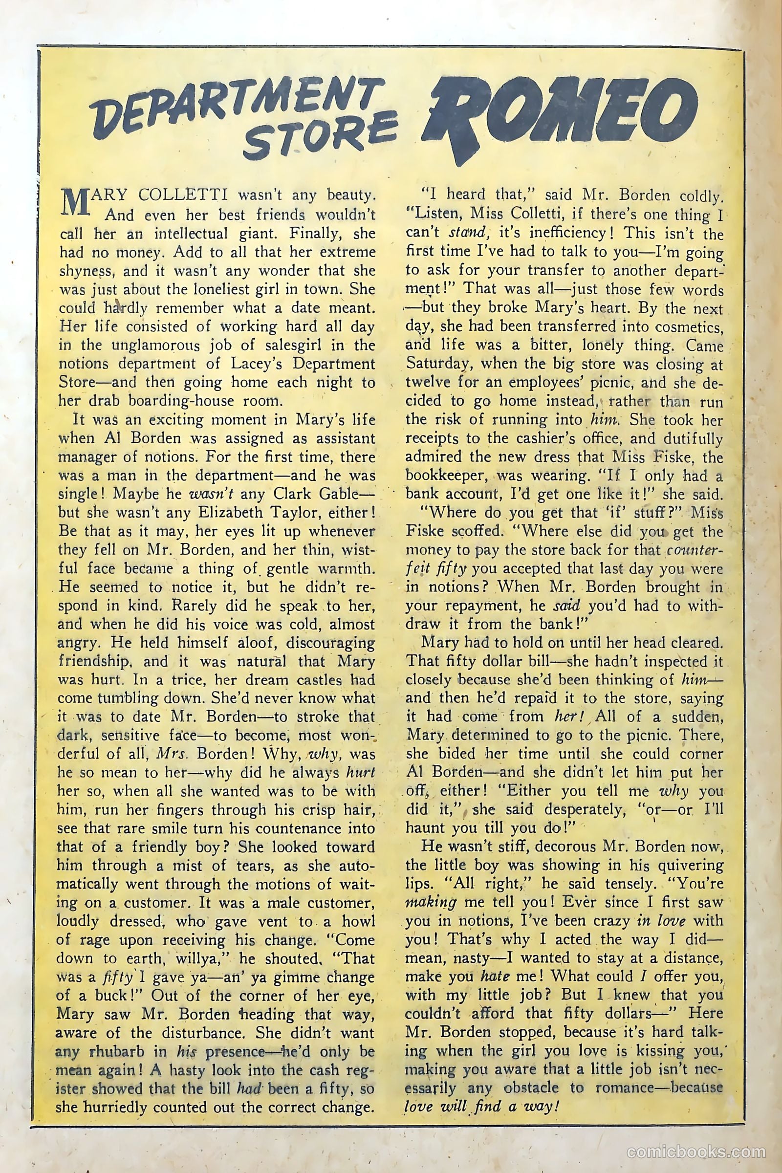 Romantic Adventures #51 (1955) — page 24 of 36