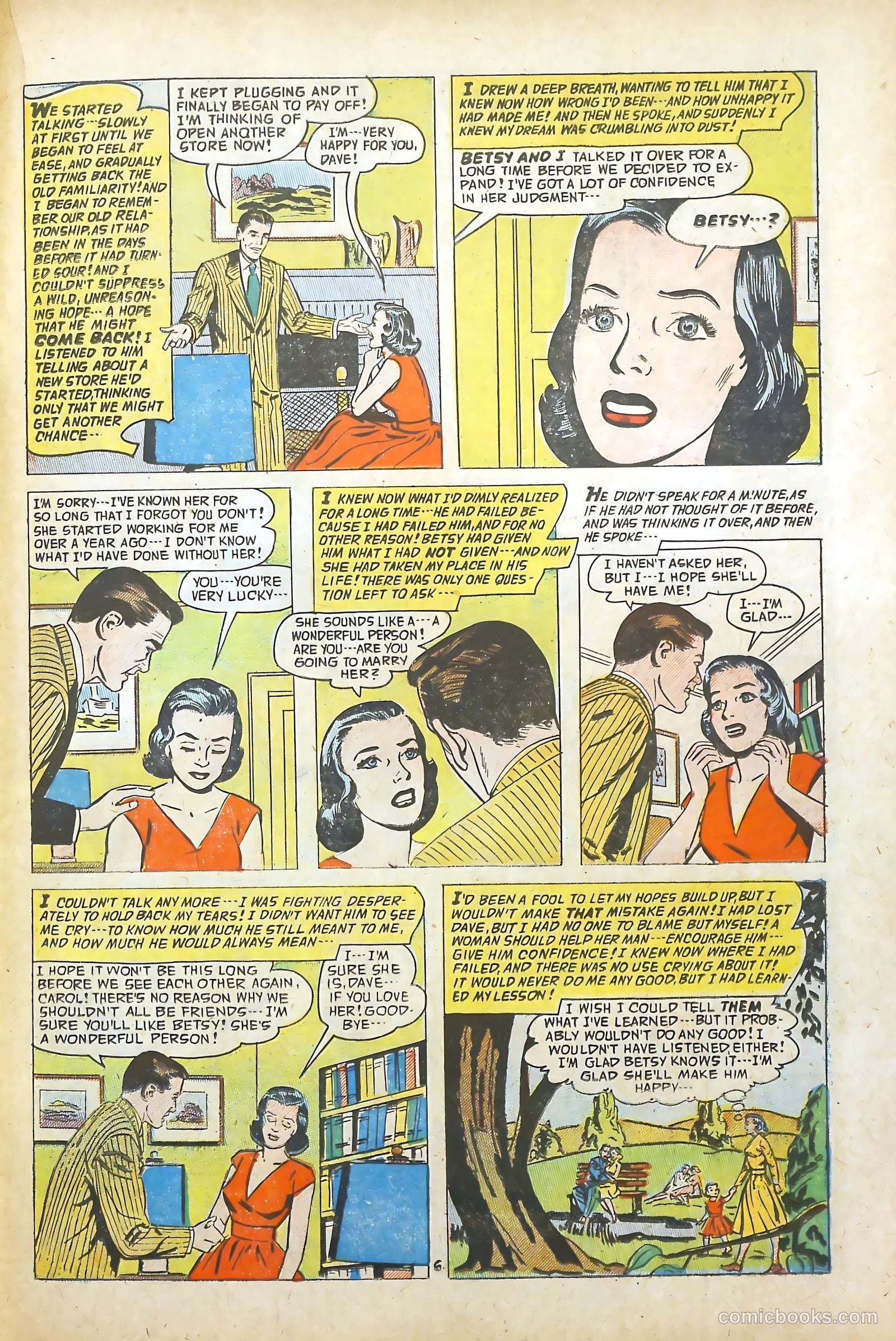Romantic Adventures #53 (1955) — page 23 of 36