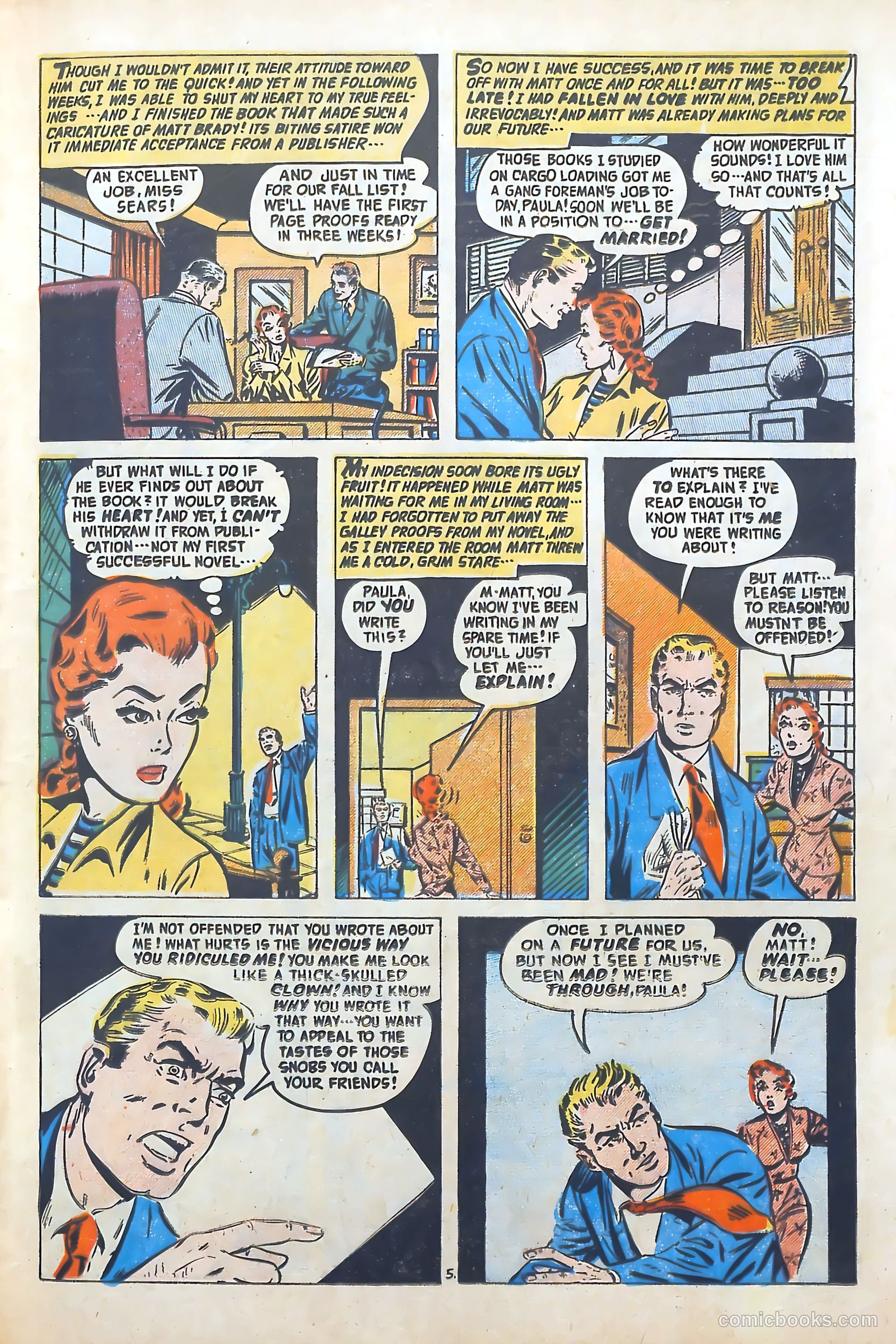 Romantic Adventures #54 (1955) — page 17 of 36