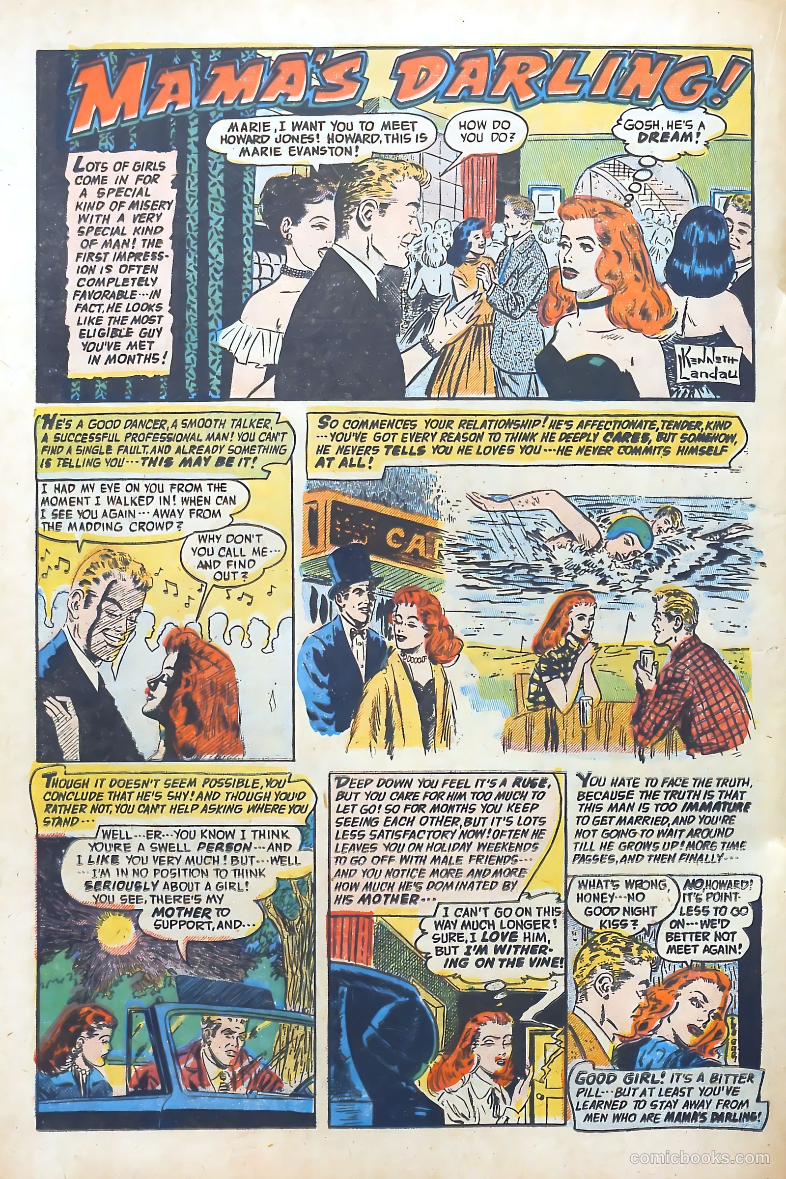 Romantic Adventures #54 (1955) — page 20 of 36