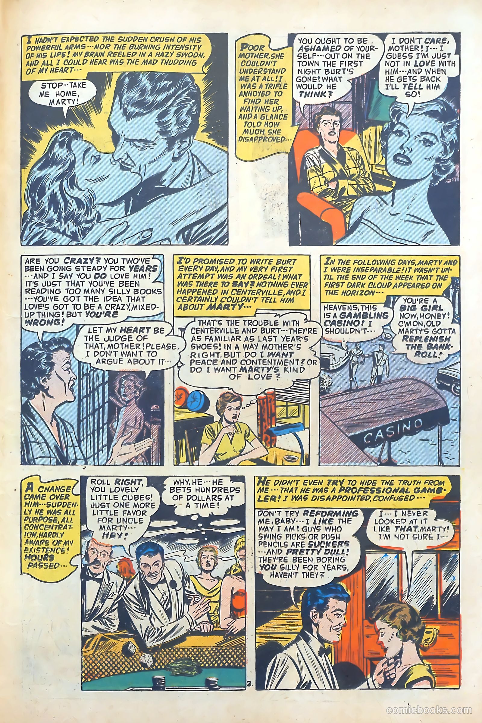 Romantic Adventures #54 (1955) — page 23 of 36