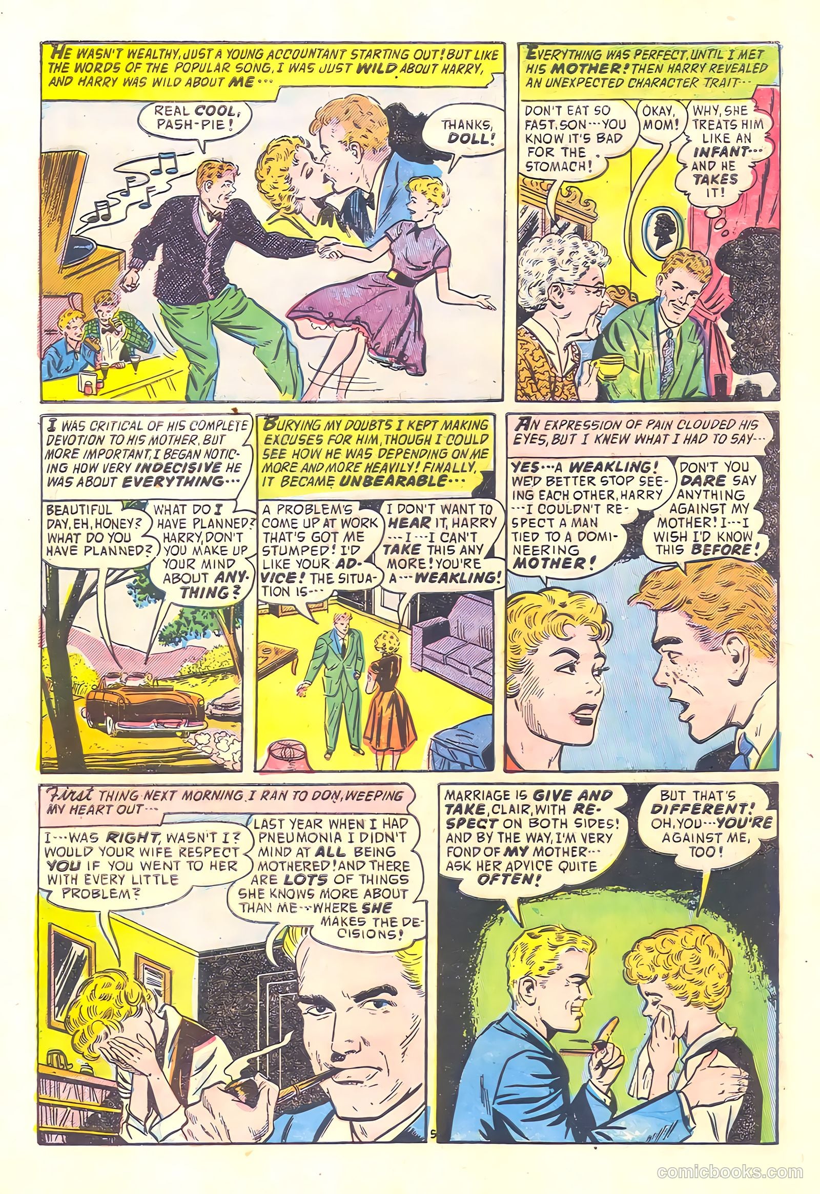 Romantic Adventures #56 (1955) — page 8 of 36