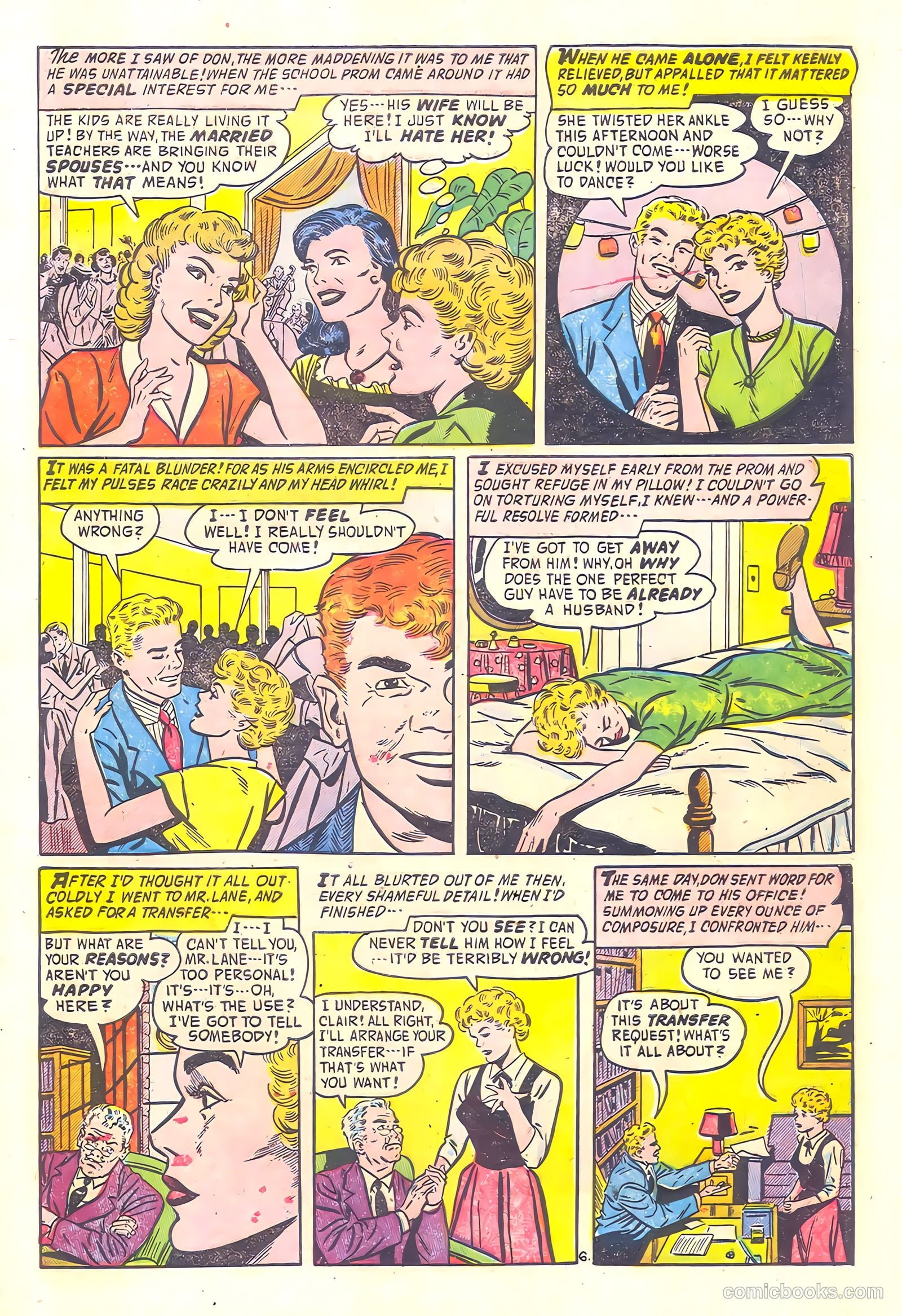 Romantic Adventures #56 (1955) — page 9 of 36