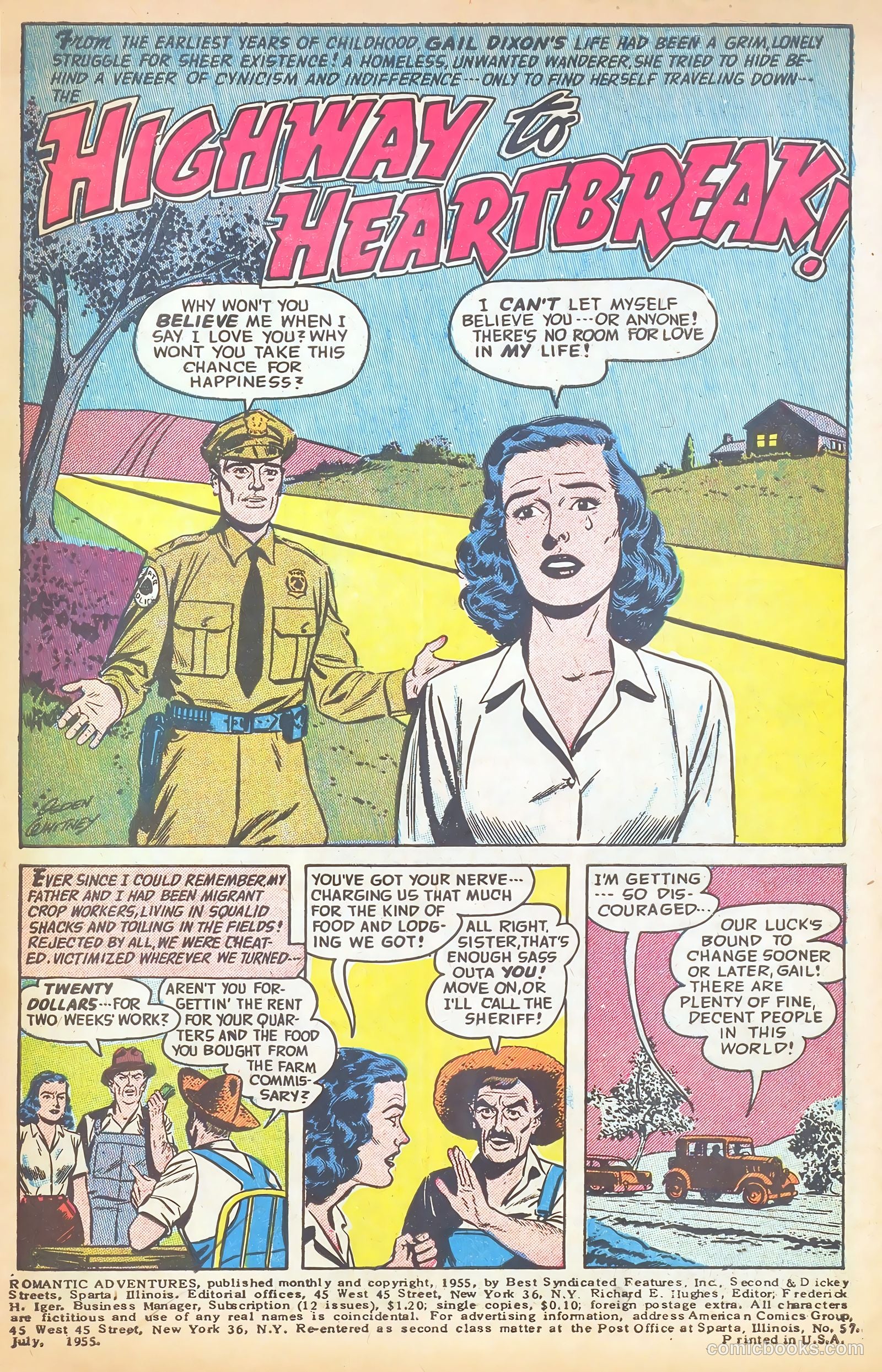 Romantic Adventures #57 (1955) — page 3 of 36
